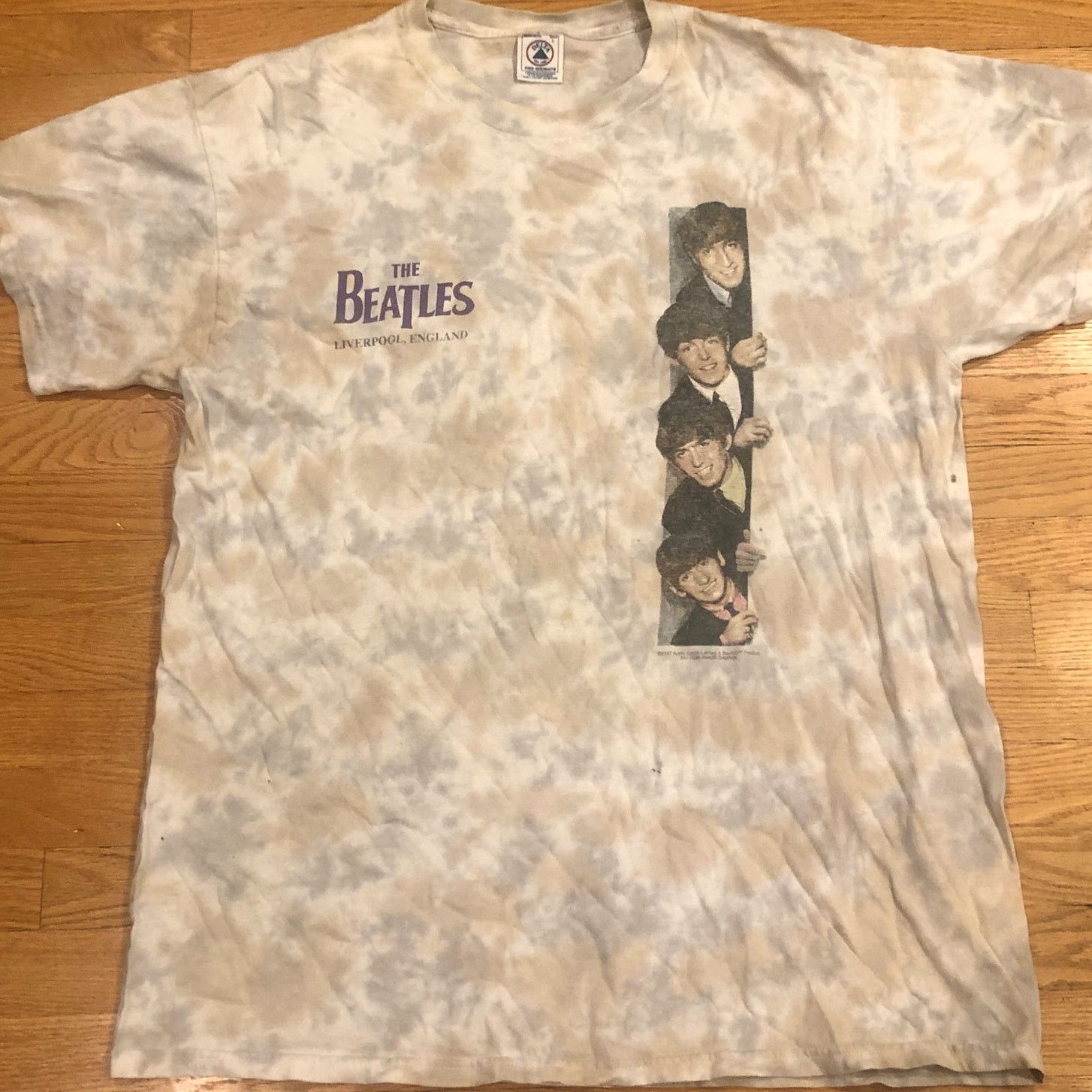 Delta Vintage 1997 The Beatles England Tie Dye Band Shirt Sz Large Size US L / EU 52-54 / 3 - 2 Thumbnail
