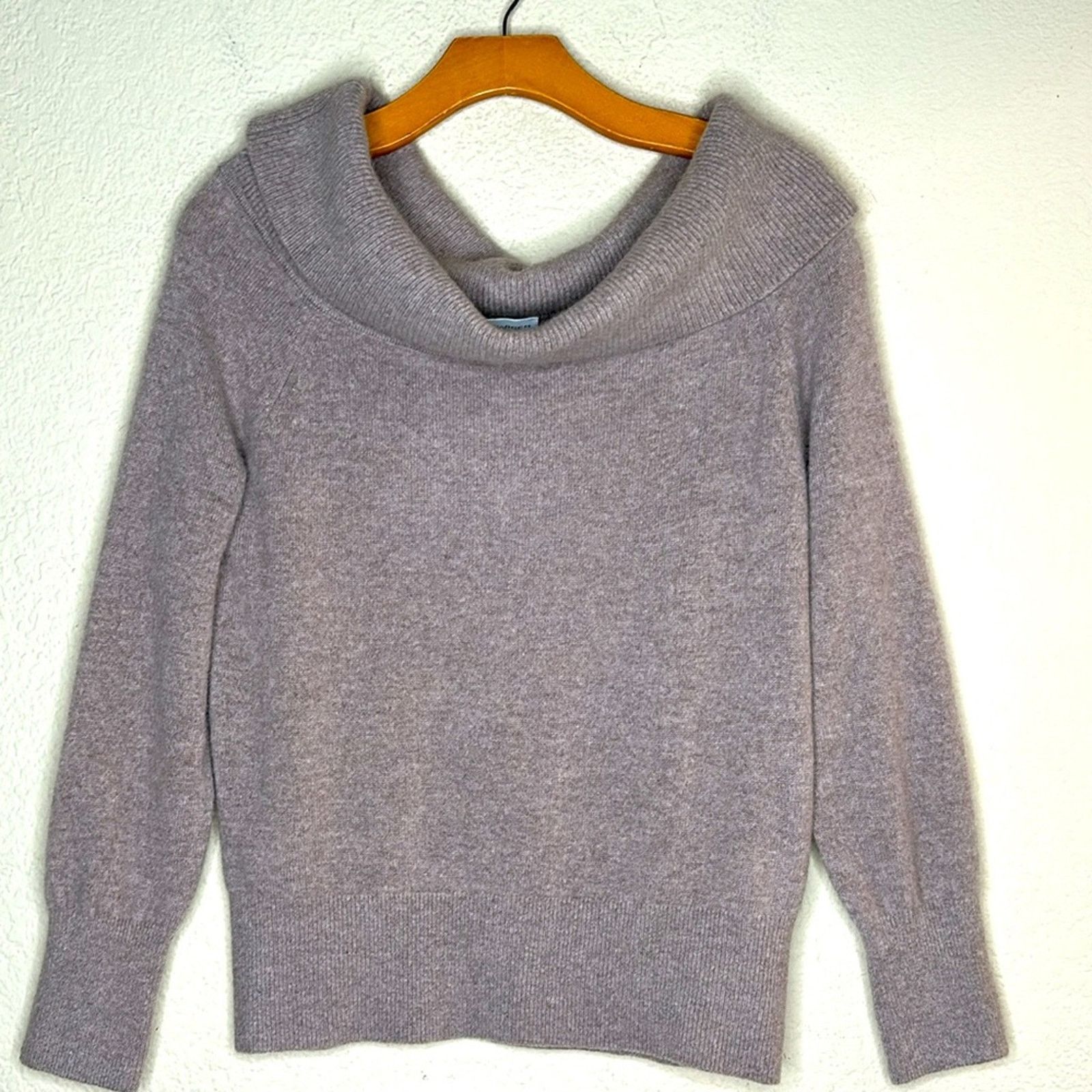 White + Warren White + Warren Cashmere Bardot Knit Sweater Tan Size Medium Size M / US 6-8 / IT 42-44 - 7 Thumbnail