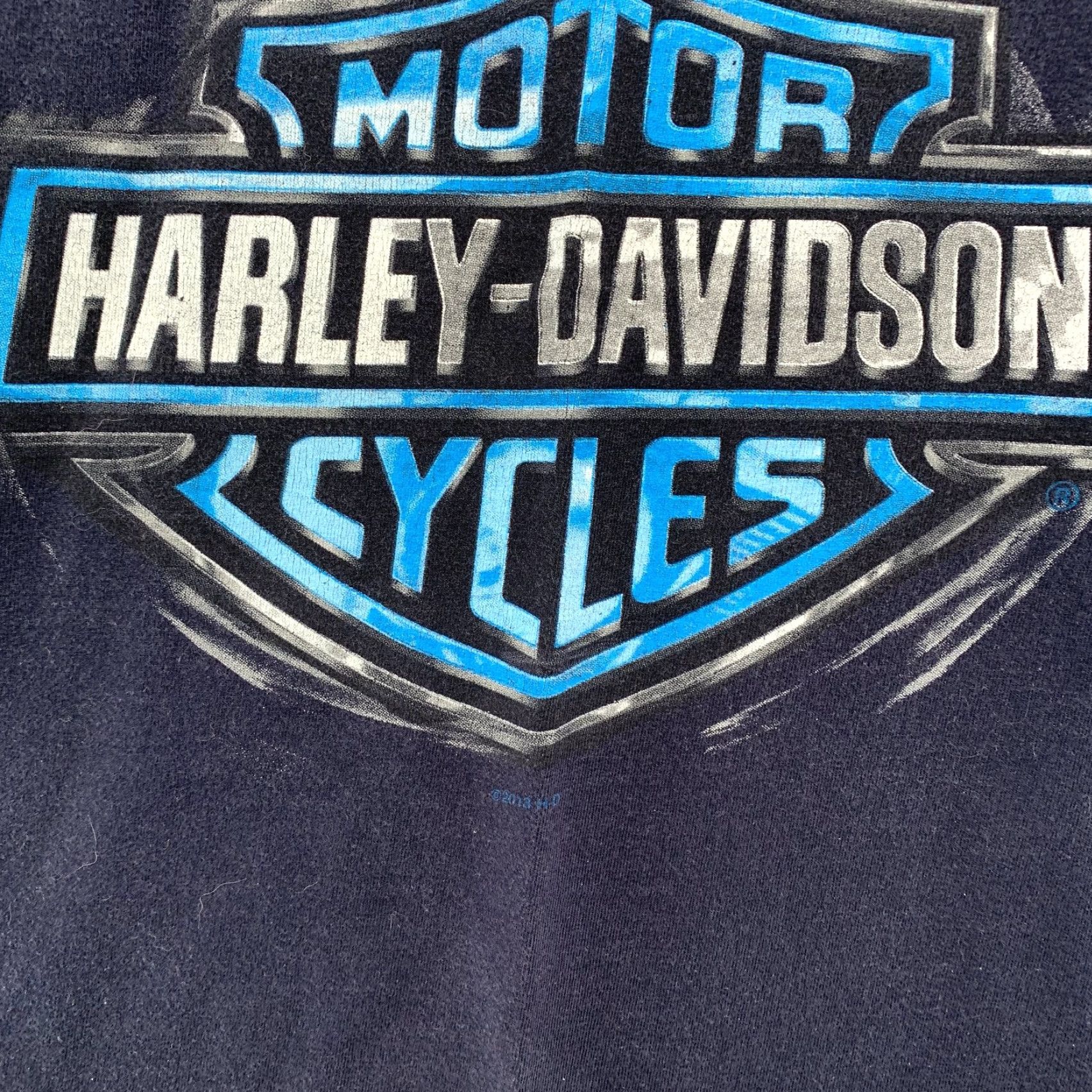 Harley Davidson Harley-Davidson Sleeveless T Shirt Mens Large Blue Tennessee Memphis Size US L / EU 52-54 / 3 - 7 Thumbnail