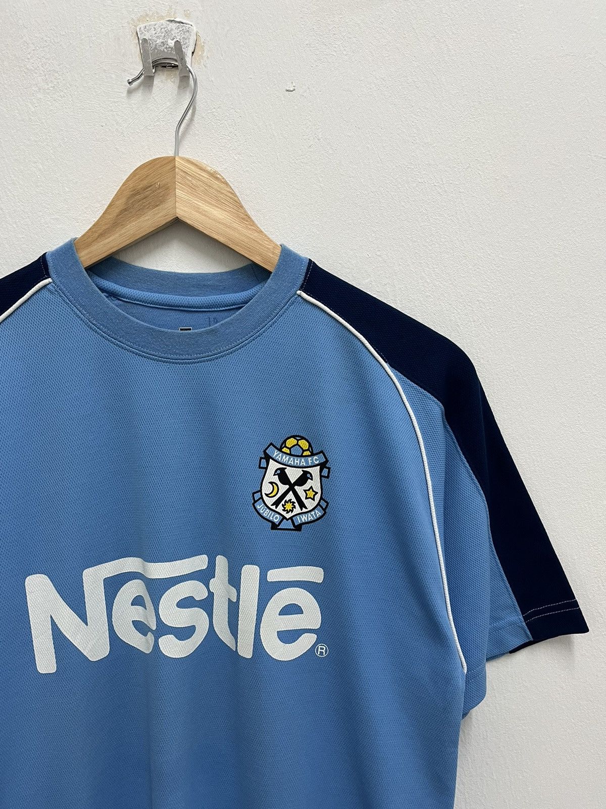 Japanese Brand × Vintage #5 TANAKA Sign Yamaha FC J League Soccer Jersey Vintage Size US S / EU 44-46 / 1 - 3 Thumbnail
