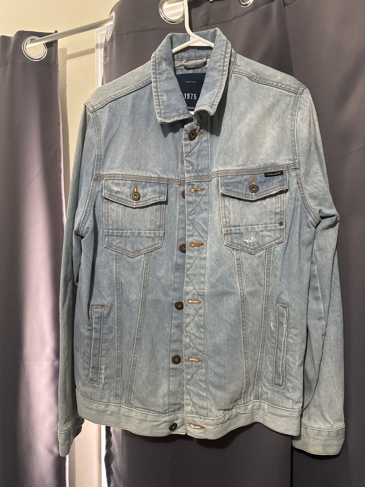 Zara Zara Jean Jacket Size US L / EU 52-54 / 3 - 1 Thumbnail