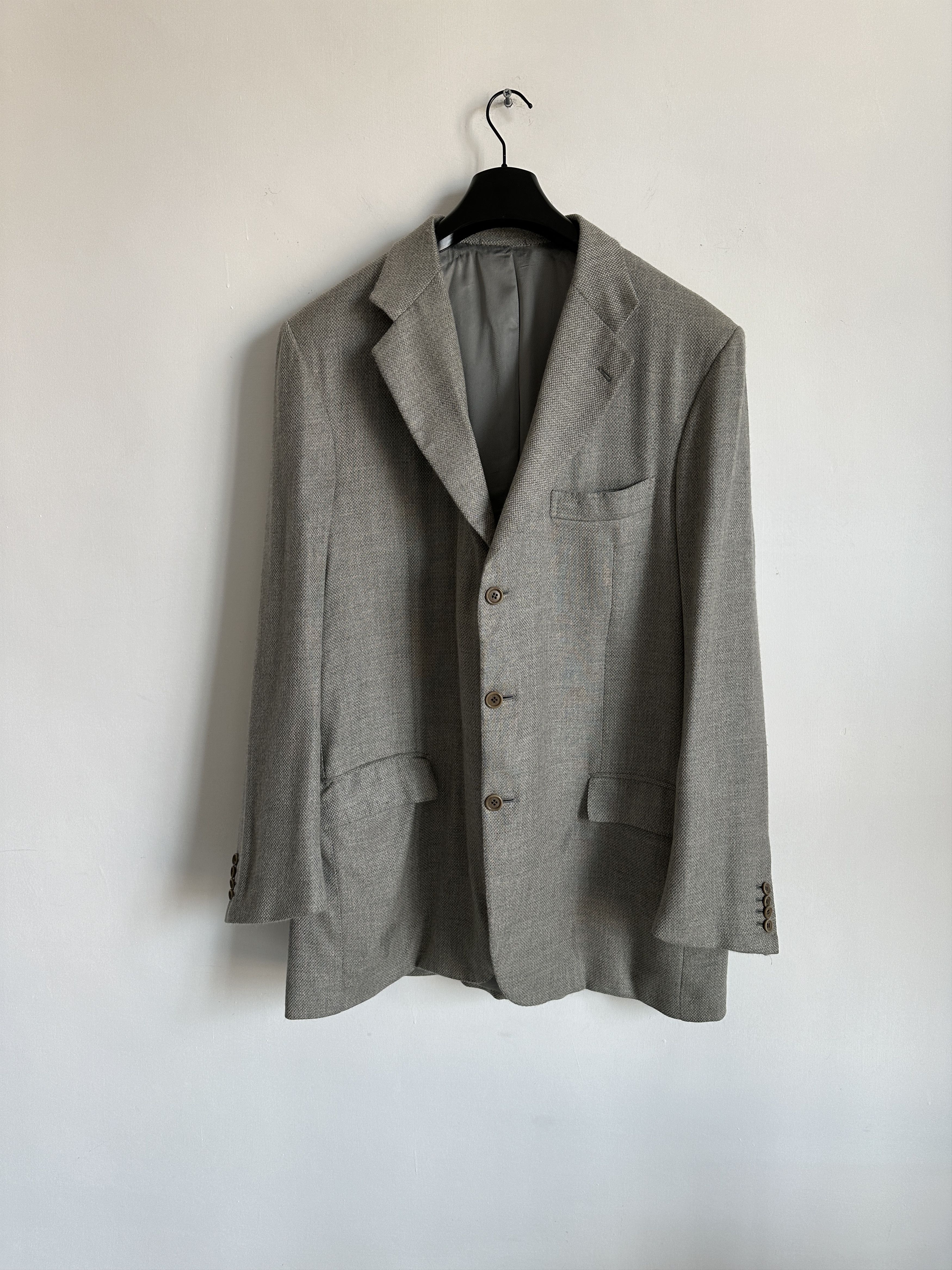 image of Kiton Cashmere Jacket in Grey, Men's (Size 2XL)