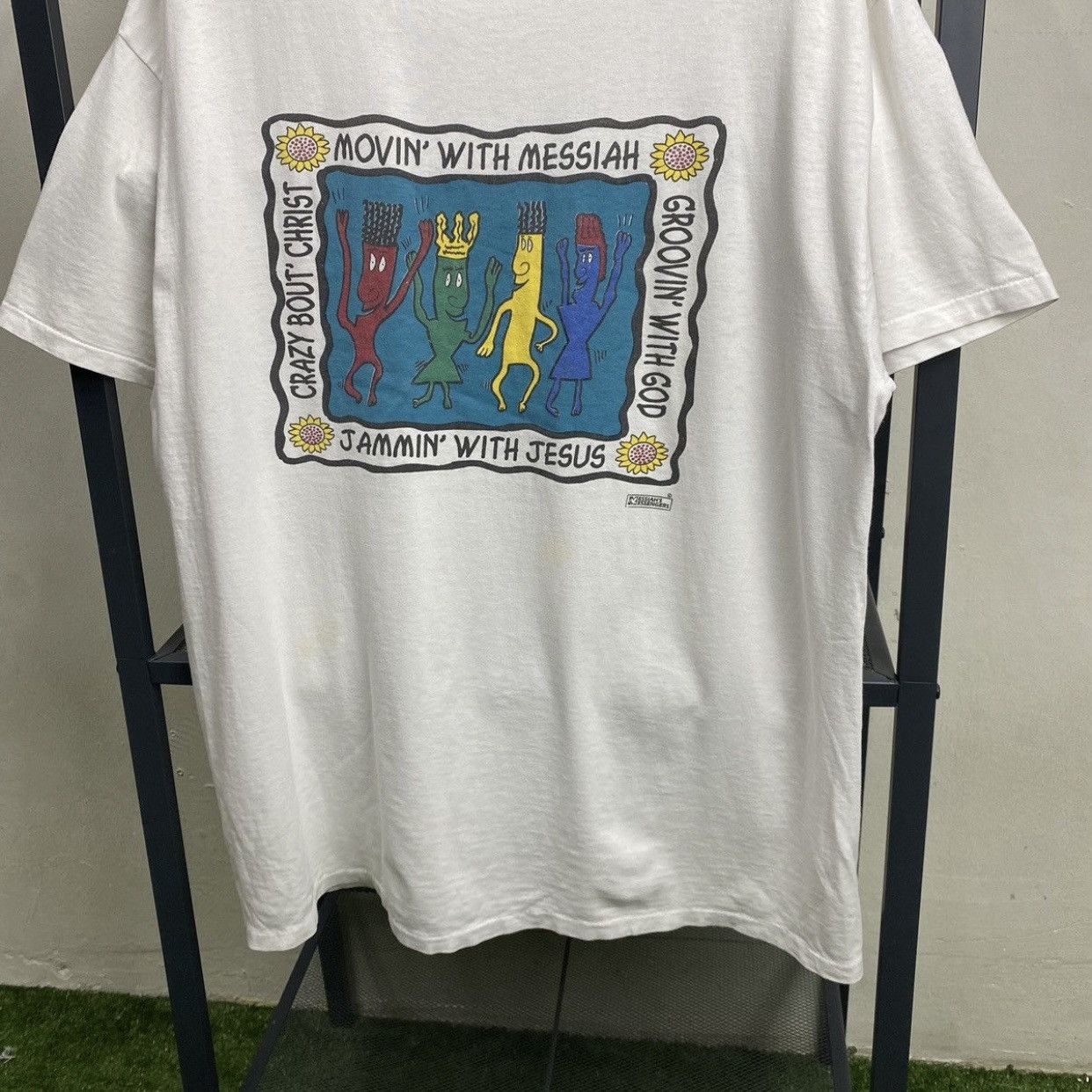 Vintage ‘90s Vintage Religion Messiah Messengers Cartoon Tee Size US XL / EU 56 / 4 - 4 Thumbnail