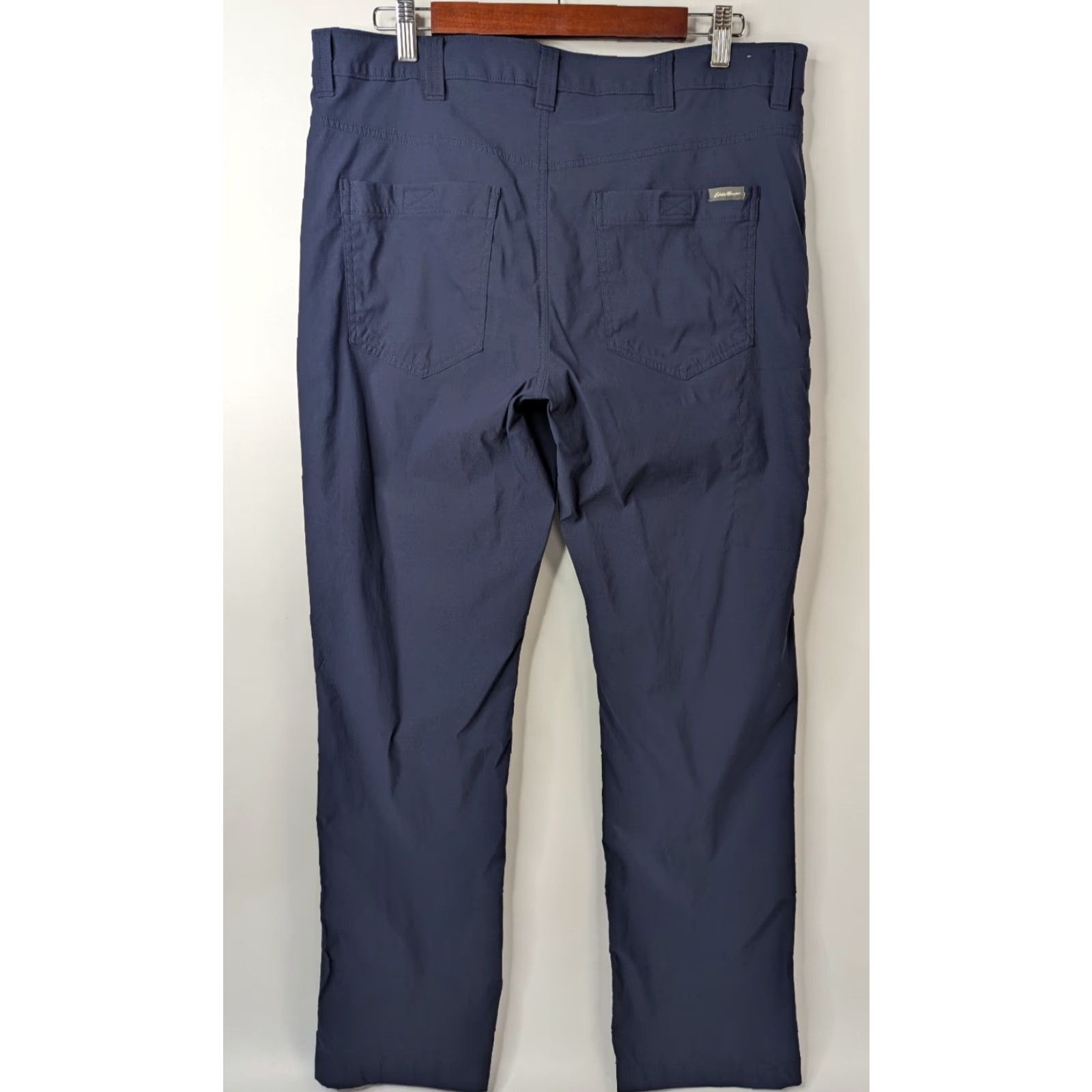 Eddie Bauer Eddie Bauer Pants Mens 38x32 Tech Stretch Performance Travel Casual Navy Straight Front Pockets Regular Mens Size US 38 / EU 54 - 4 Thumbnail