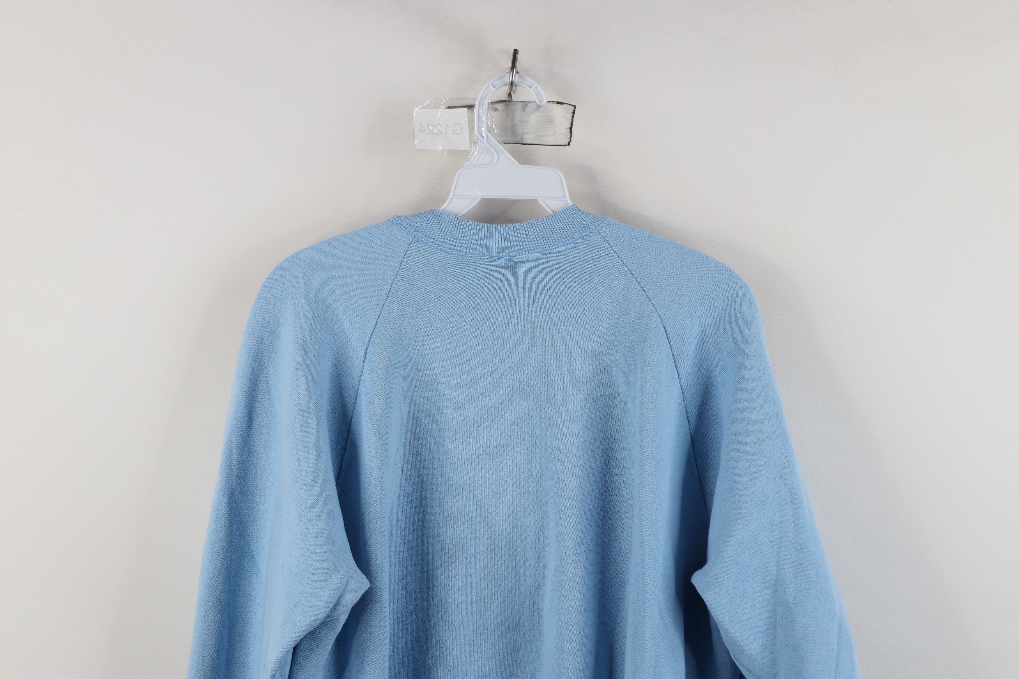 Vintage Vintage 80s 90s The Season Puff Paint Sweatshirt Blue USA Size XL / US 12-14 / IT 48-50 - 12 Thumbnail