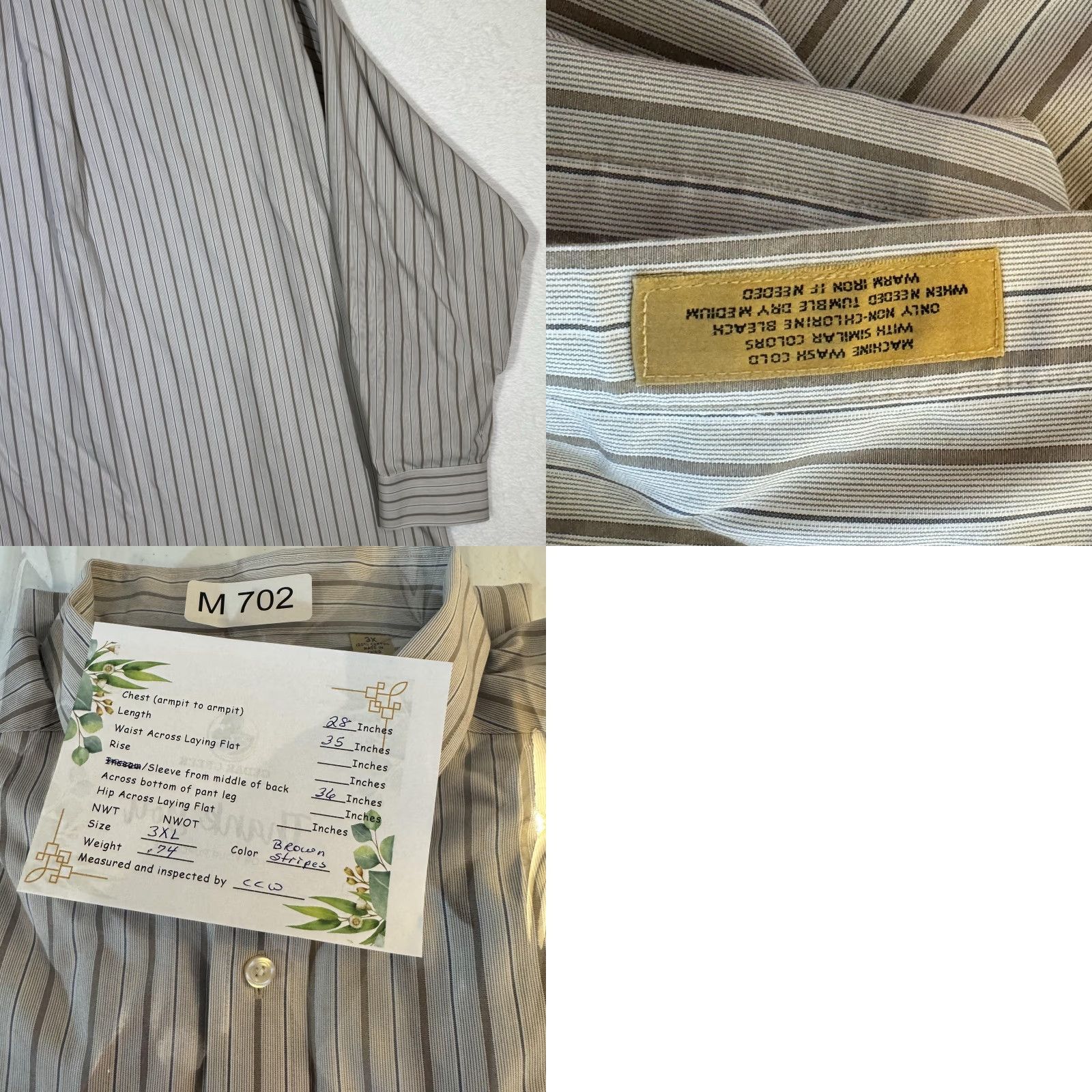 Roundtree & Yorke VINTAGE not - Size US XXL / EU 58 / 5 - 9 Thumbnail