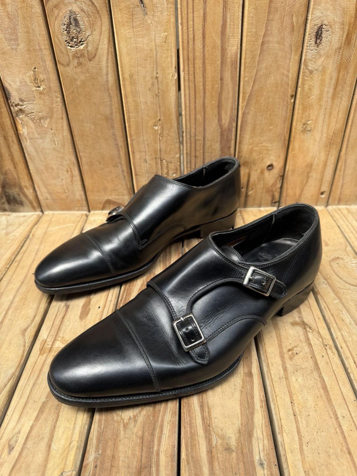 Alfred Sargent Alfred Sargent Ramsey Monk strap leather shoes USA 10 Size US 10 / EU 43 - 20 Thumbnail