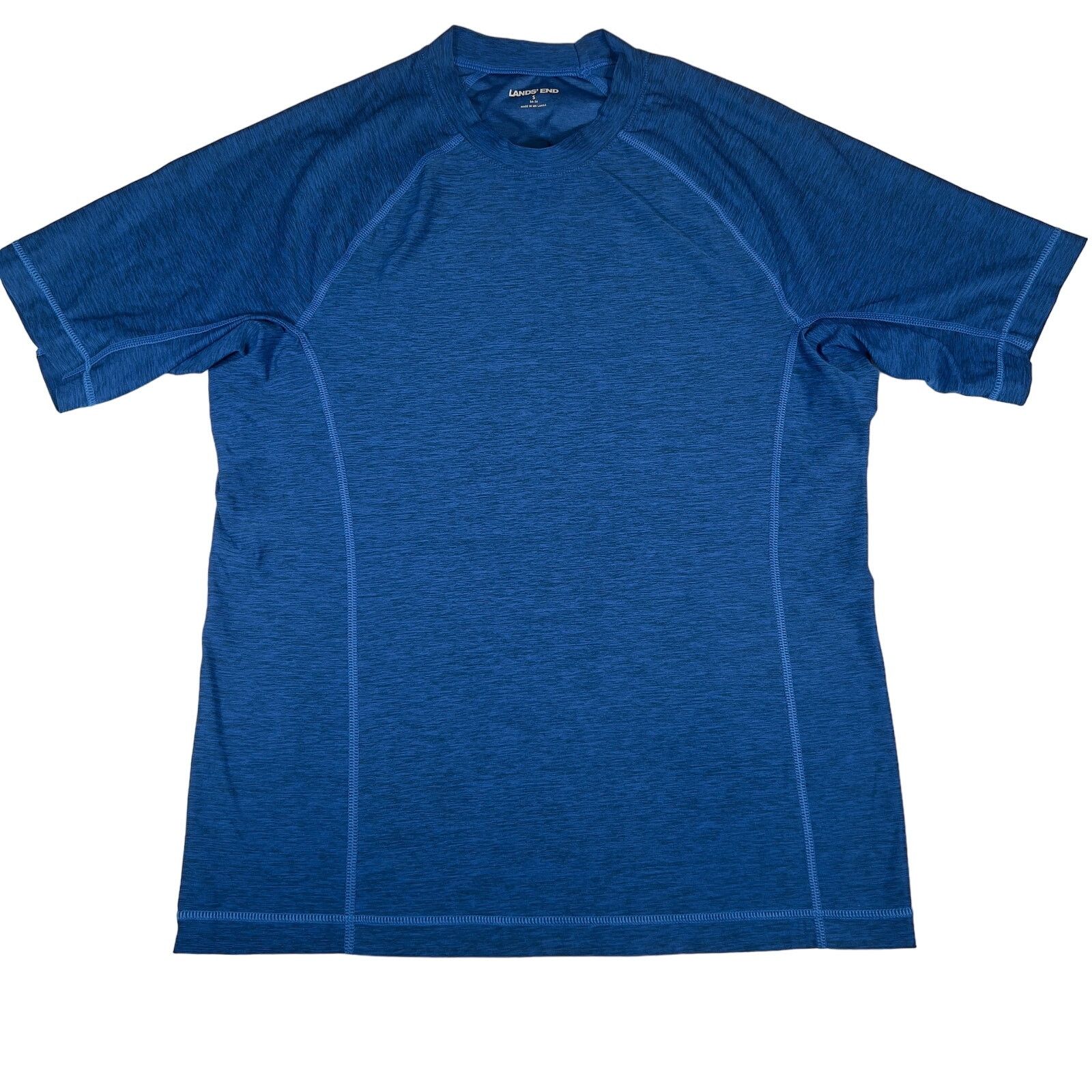 Lands' End Lands' End Workout Shirt Men Small Blue Wicking Quik Dry Jog Size US S / EU 44-46 / 1 - 1 Thumbnail