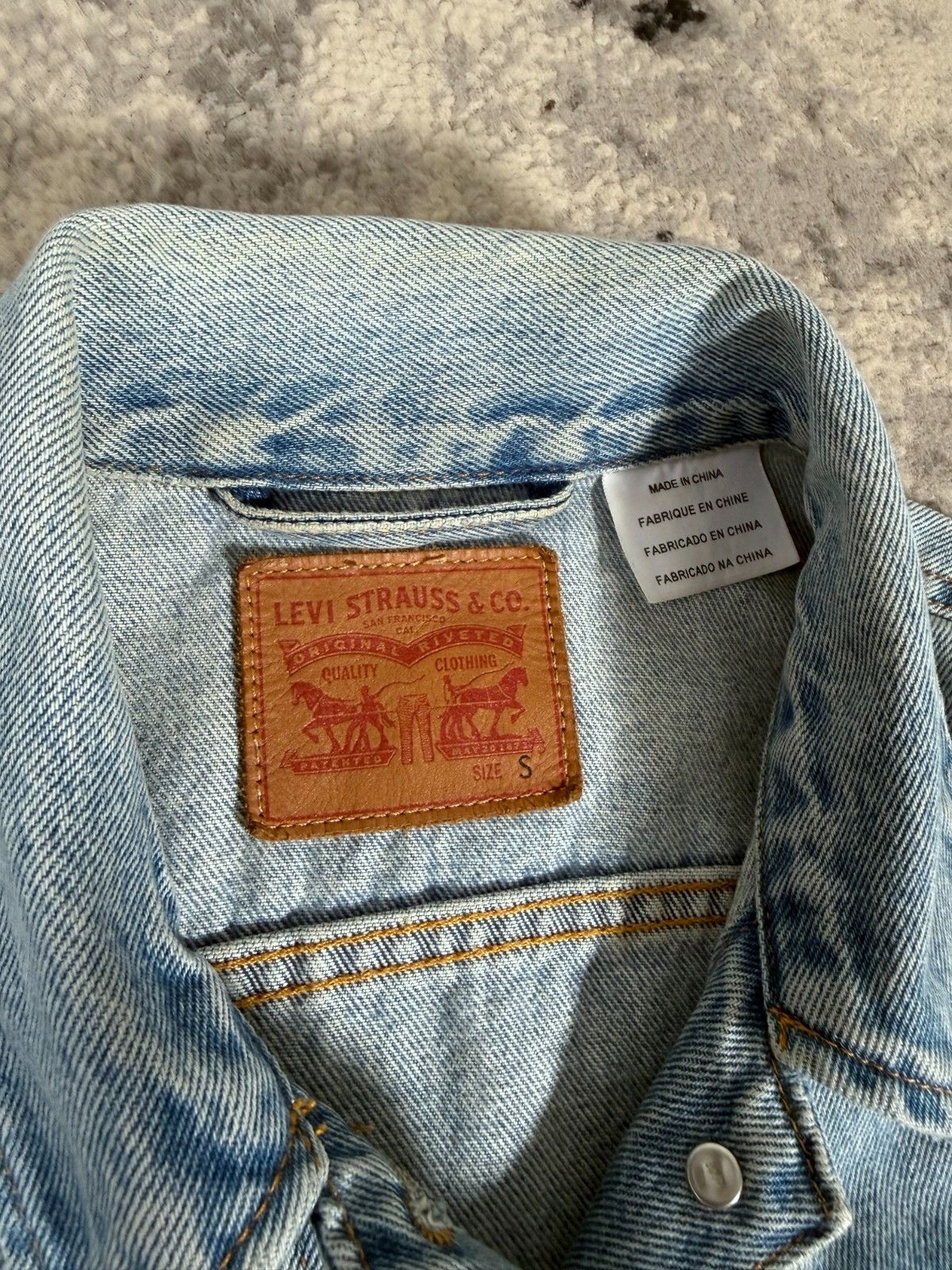 Levi's Levi's Women's Trucker Denim Jacket Size S / US 4 / IT 40 - 5 Thumbnail