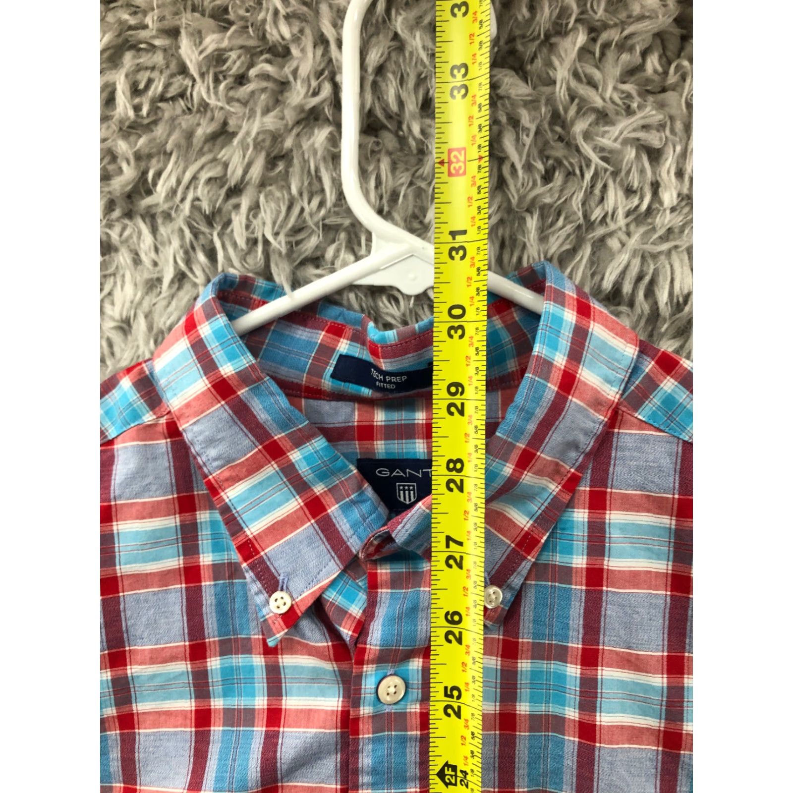 Gant GANT Shirt L Mens Multicolor Striped Long Sleeve Button Down Collar Size US L / EU 52-54 / 3 - 6 Thumbnail