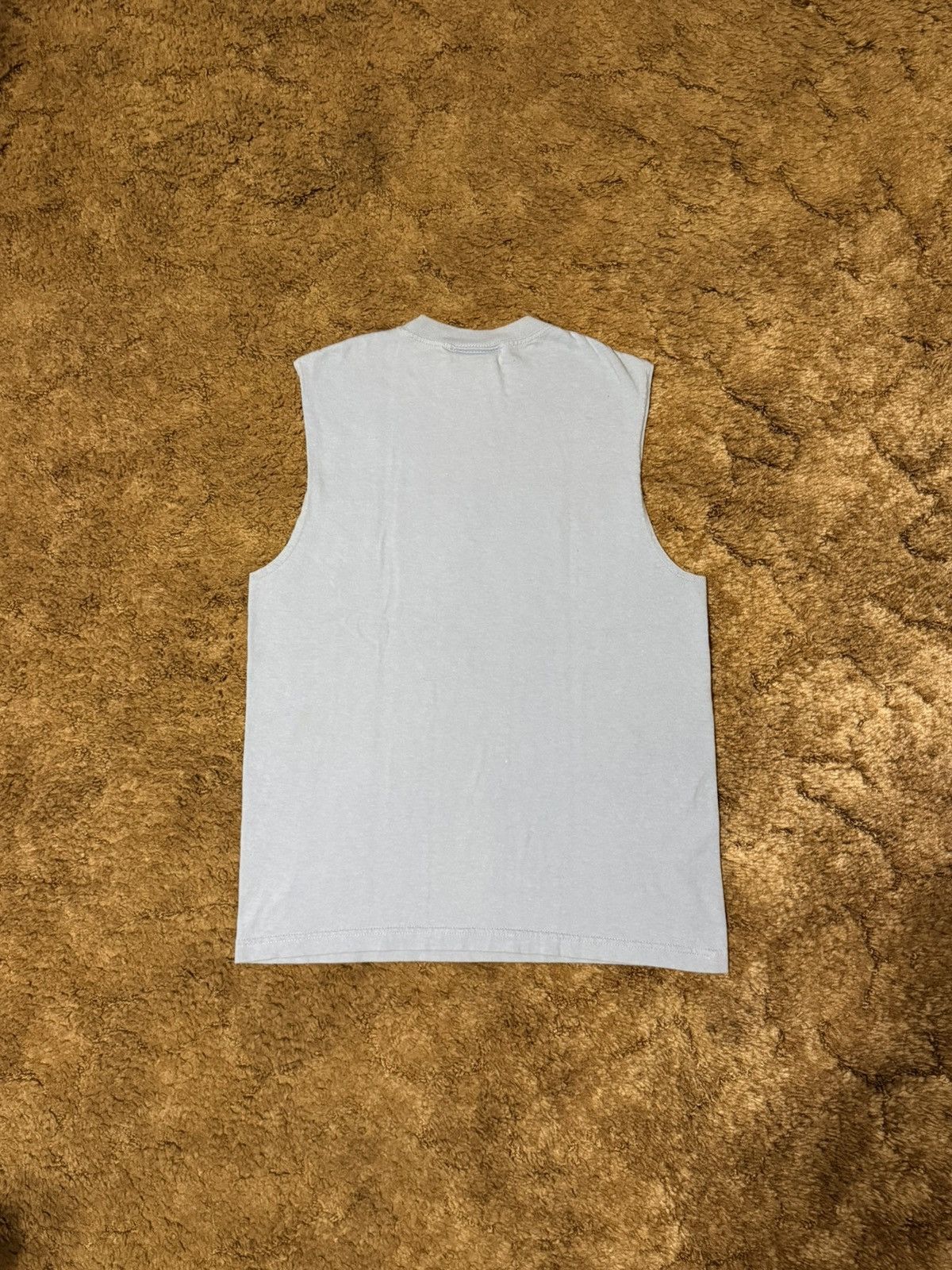 Vintage 90s Sleeveless Hawaiian Tee Blue Medium Size US M / EU 48-50 / 2 - 6 Thumbnail