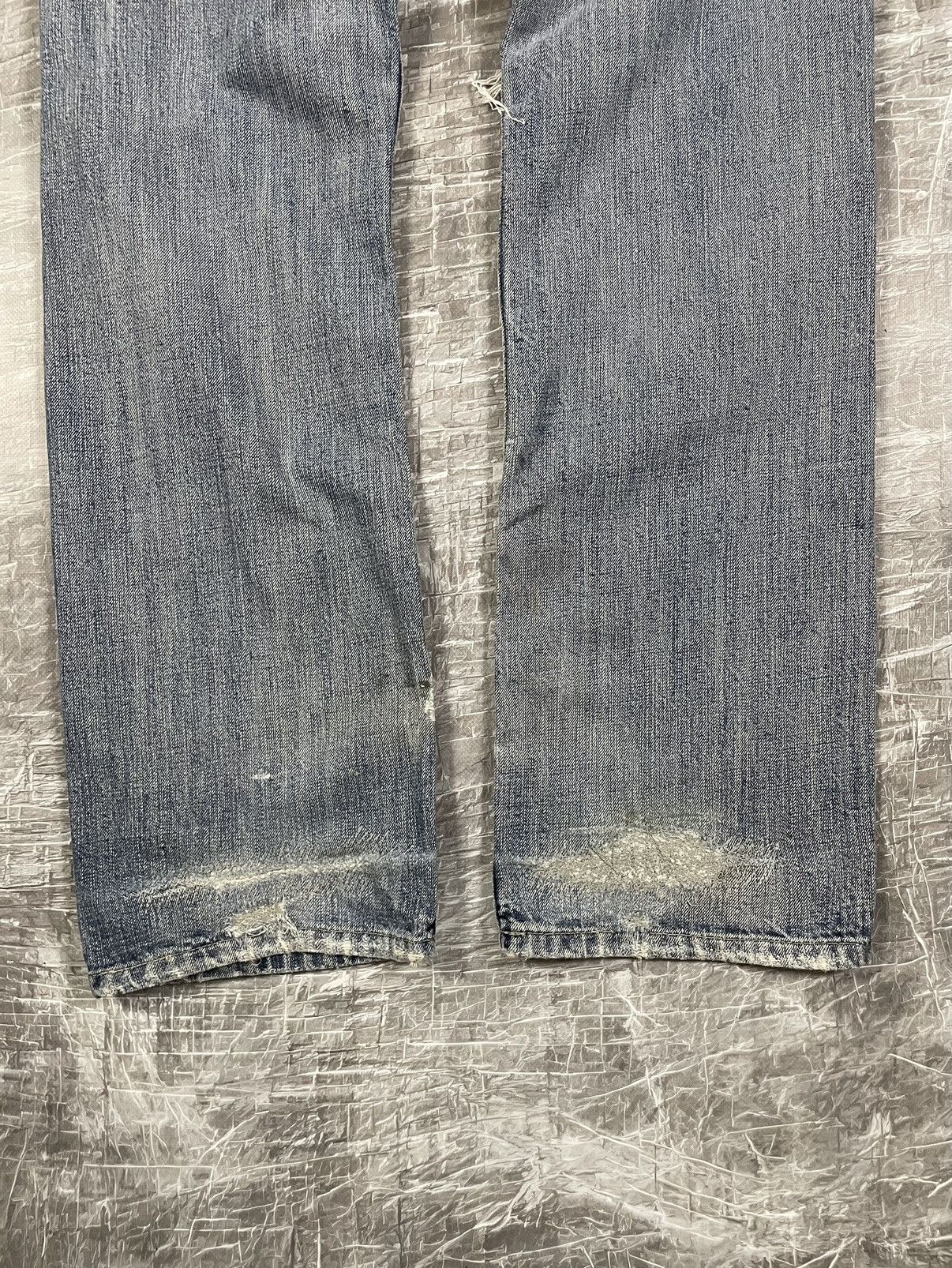 If Six Was Nine × Japanese Brand × KMRii Y2K Distressed Denim Jeans Tornado Mart Hysteric Punk Style Size US 31 - 12 Thumbnail
