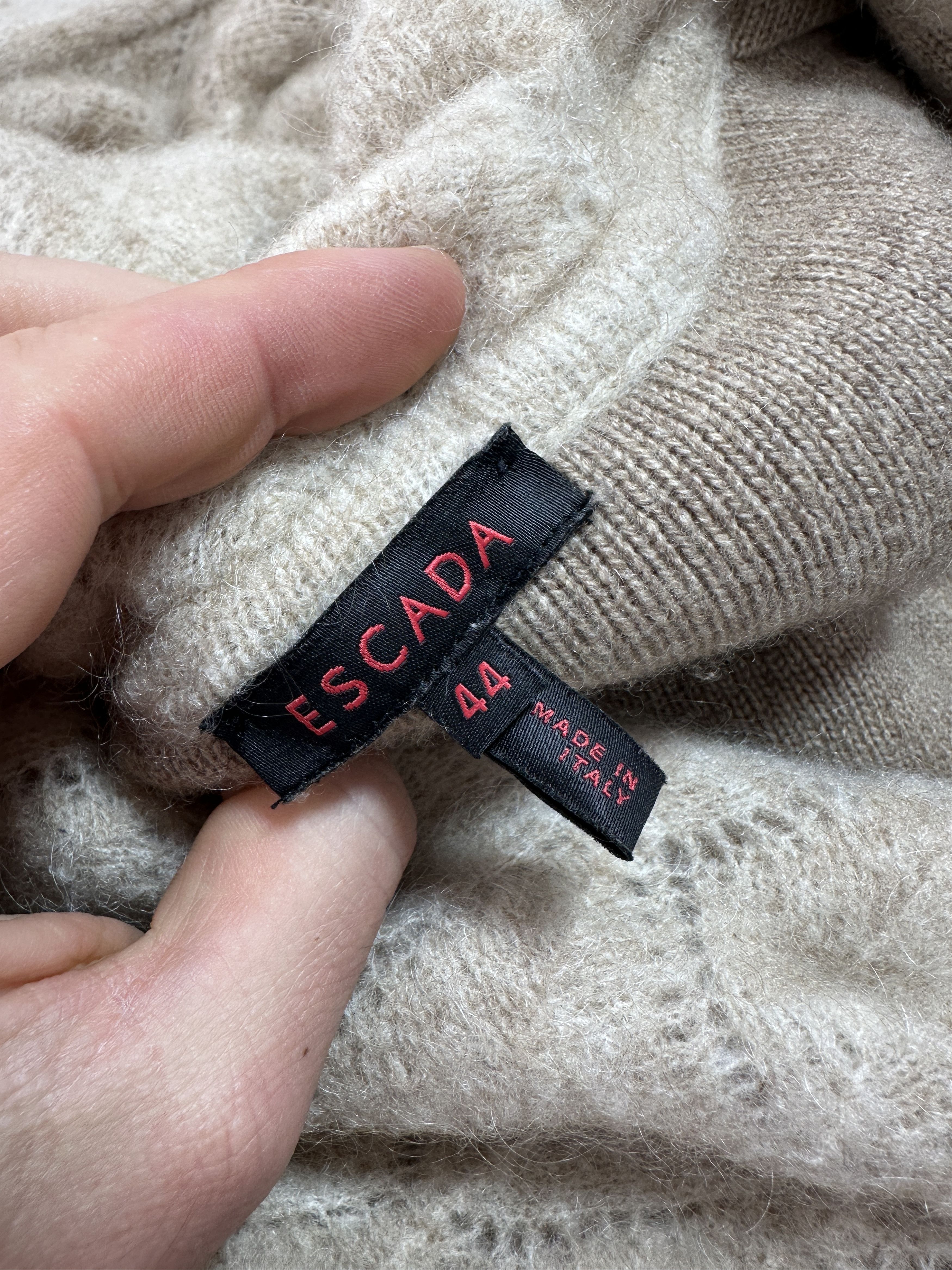 Escada Rare ESCADA Size 44 Wool Mohair Cashmere Cardigan Jacket Size M / US 6-8 / IT 42-44 - 4 Thumbnail