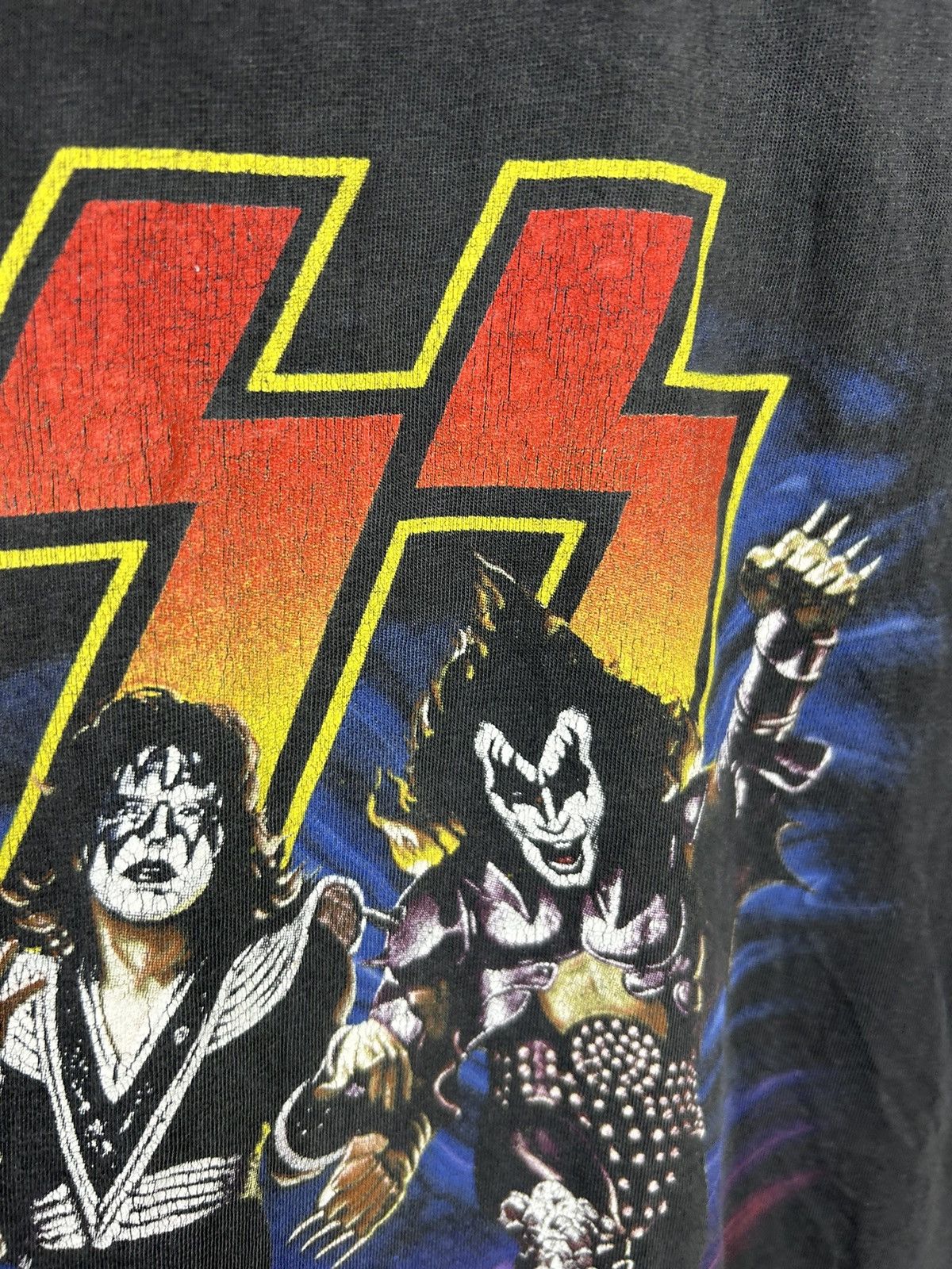 Band Tees × Vintage Vintage 90s Kiss Destroyer 1996 20 years of Destruction Tee Size US XL / EU 56 / 4 - 10 Thumbnail