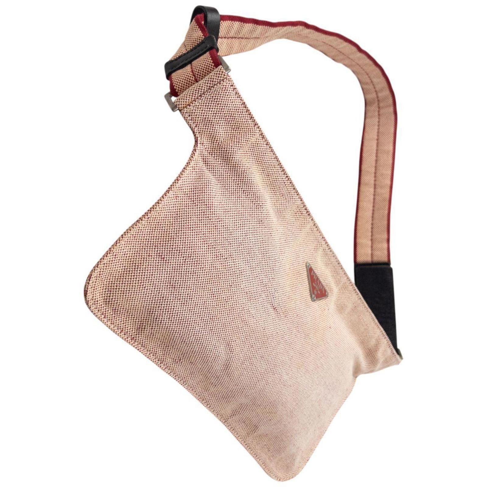 Prada Vintage 199 Prada Canvas Waist Bag Size ONE SIZE - 5 Thumbnail