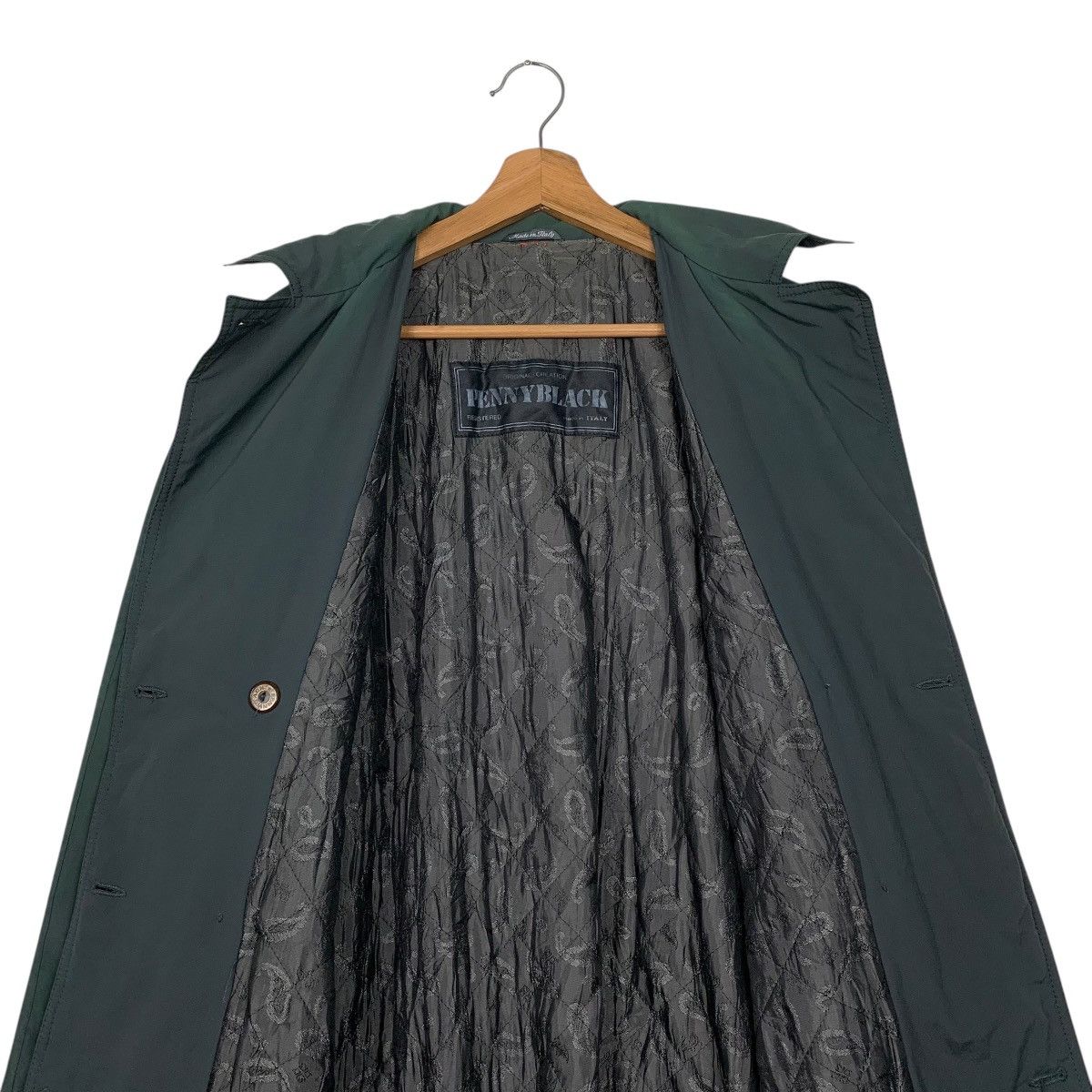 Other Penny Black Double Breasted Overcoat Made In Italy Size M / US 6-8 / IT 42-44 - 13 Thumbnail