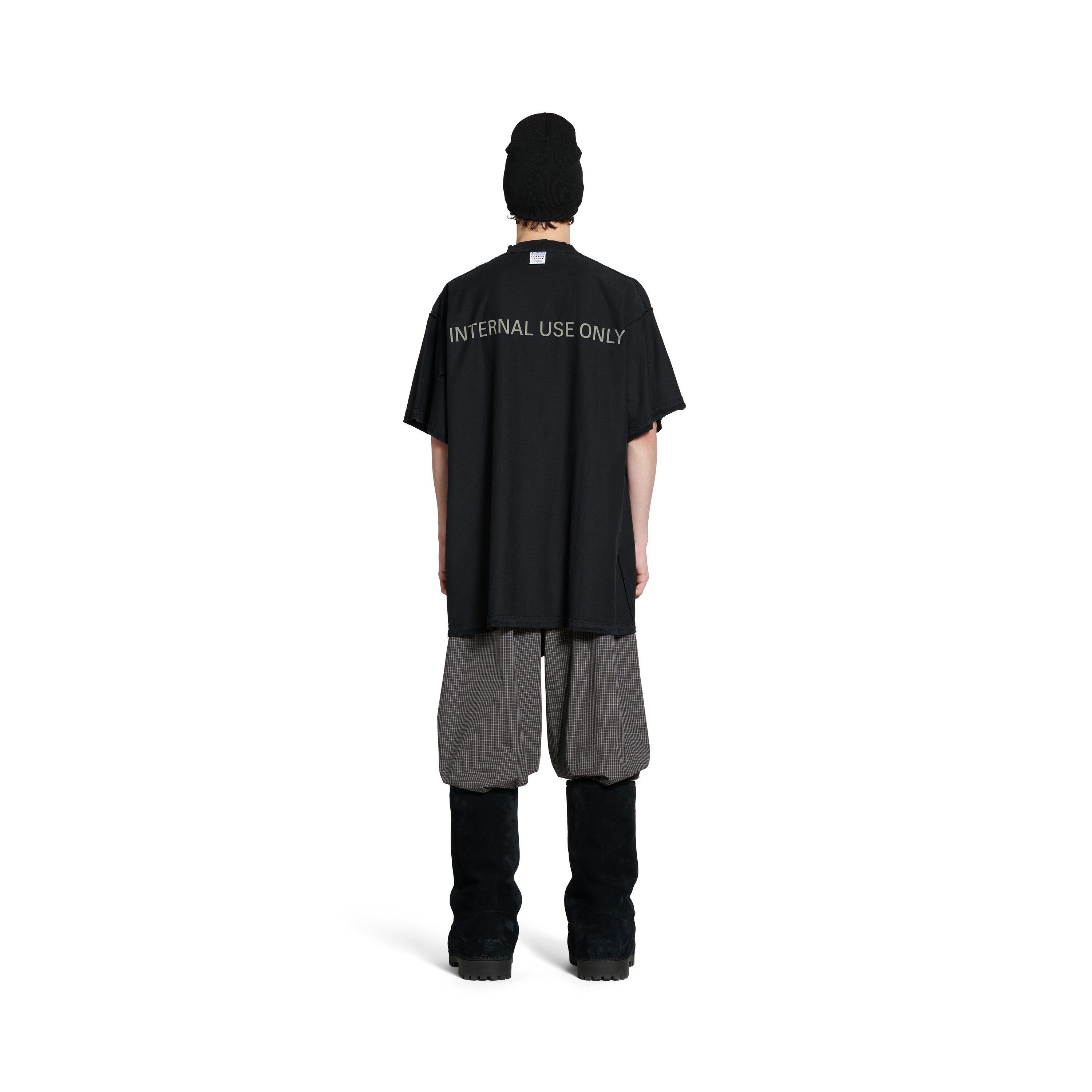 Balenciaga o1mt1gz0226 Internal Use Only Inside-Out T-Shirt Oversized Size US L / EU 52-54 / 3 - 5 Thumbnail
