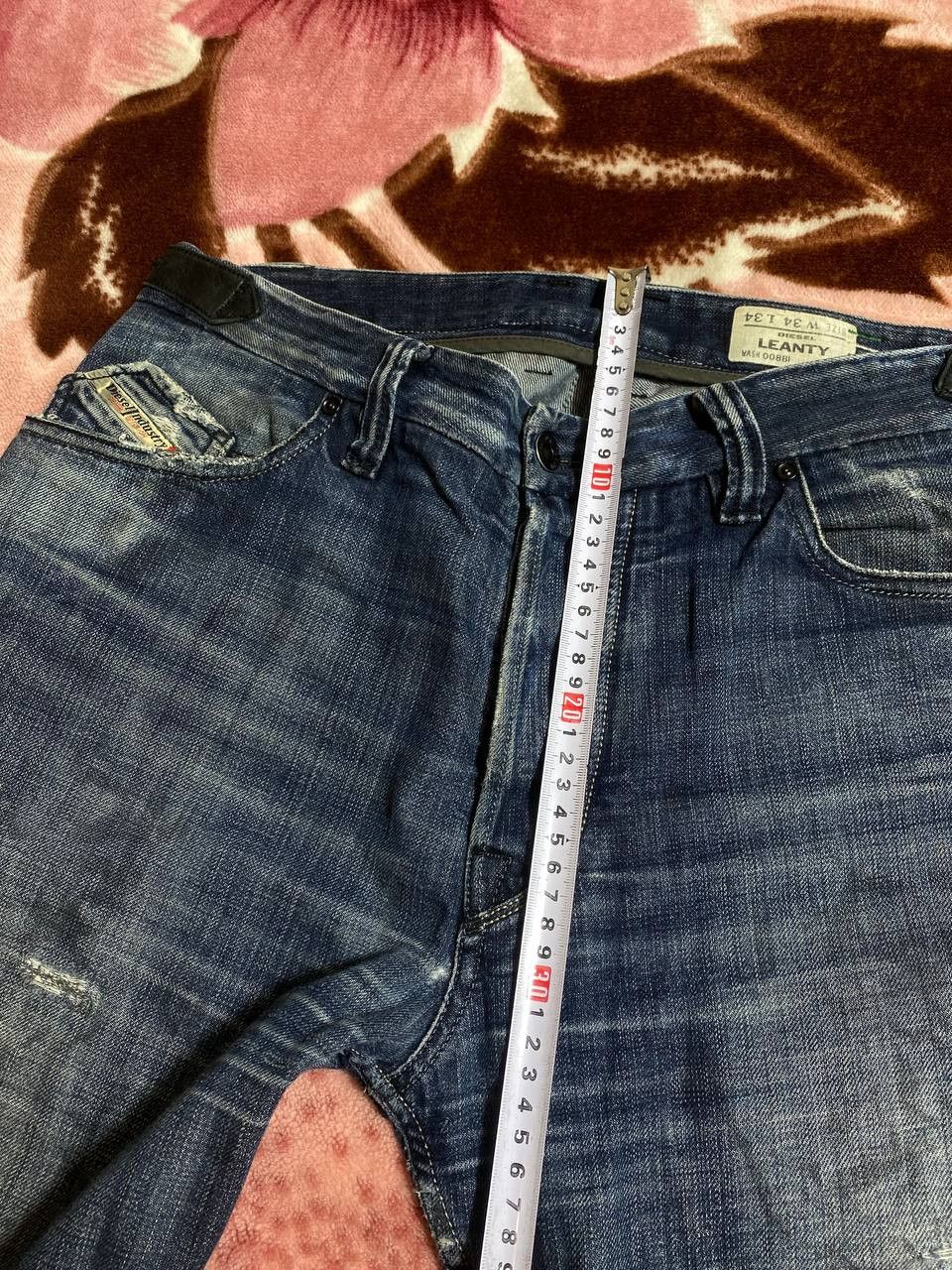 Diesel Vintage 90s Y2K Distressed Diesel Leanty Jeans baggy pants Size US 34 / EU 50 - 16 Thumbnail