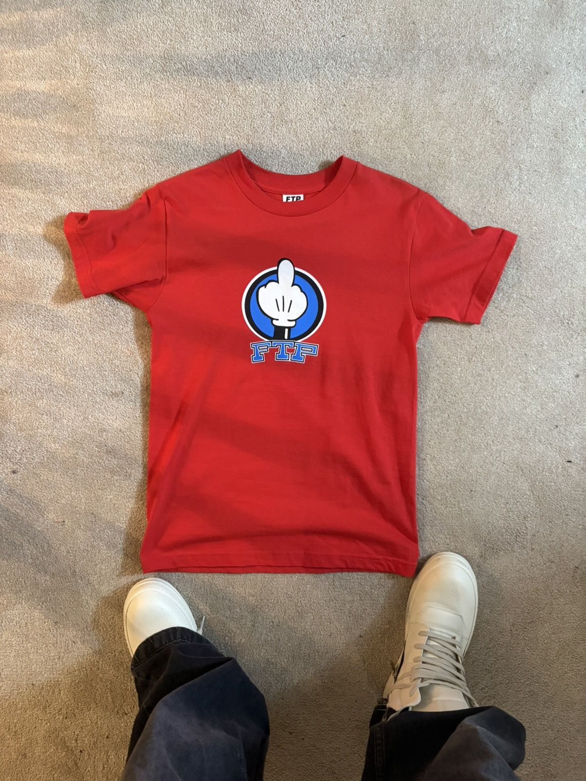 Fuck The Population FTP Middle Finger Tee Size US S / EU 44-46 / 1 - 1 Thumbnail