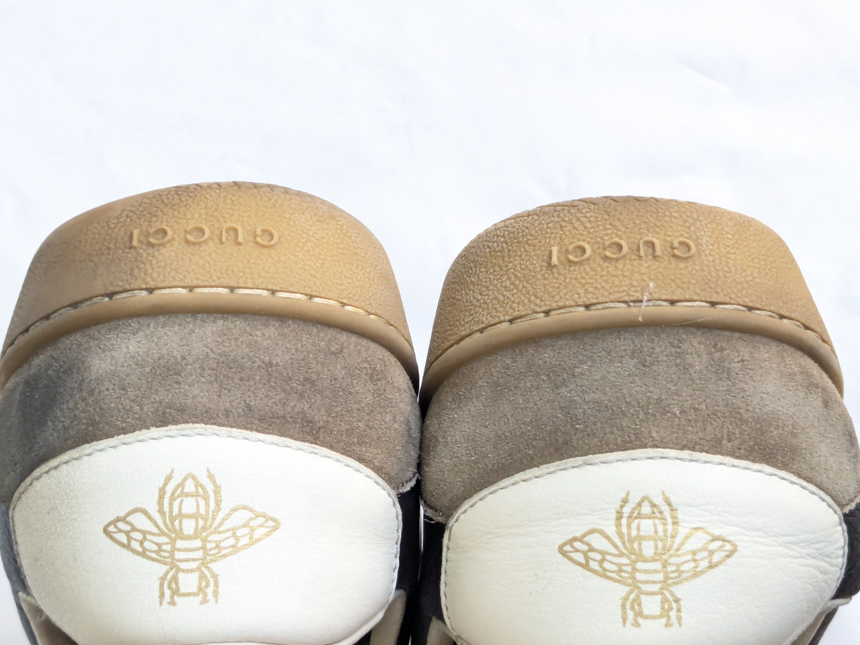 Gucci Gucci G74 Sneakers Black Leather 9 Web Gum Size US 9 / EU 42 - 10 Thumbnail
