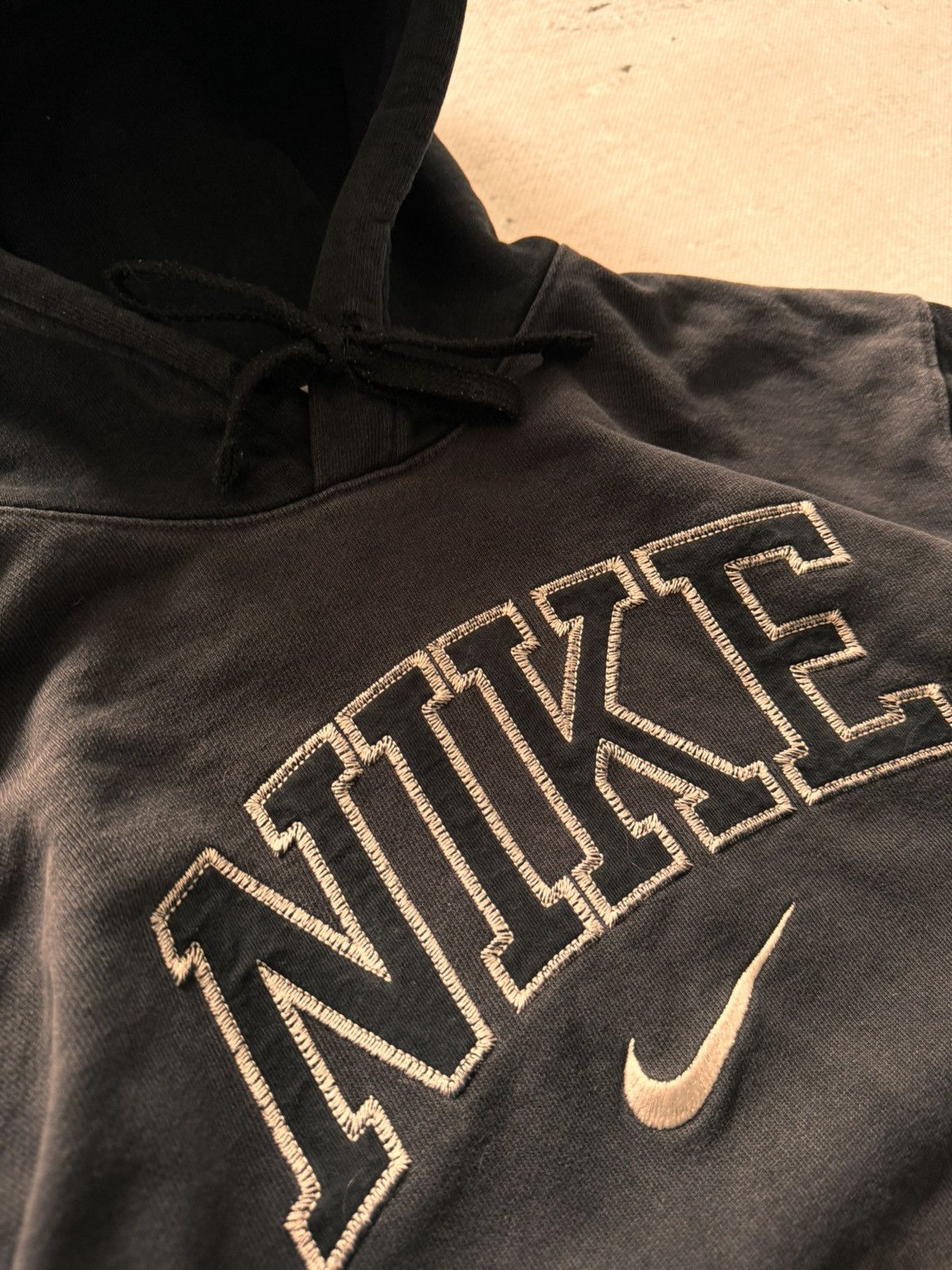 Nike × Vintage NIKE VINTAGE CENTER LOGO OVERSIZE BOXY HOODIE Size US M / EU 48-50 / 2 - 4 Thumbnail