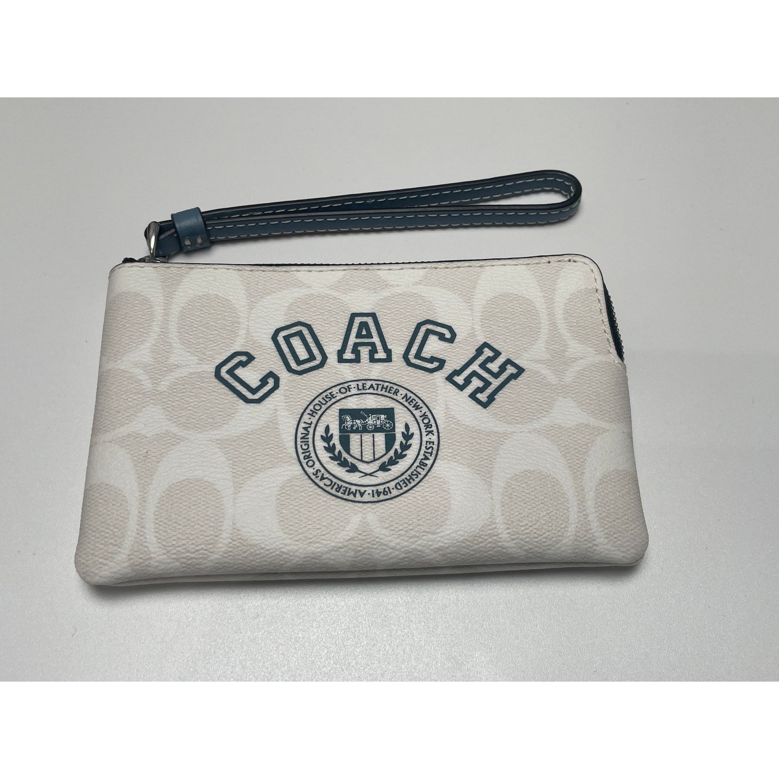 Coach Coach Corner Zip Wristlet Wallet Signature Canvas Chalk new Size ONE SIZE - 11 Thumbnail
