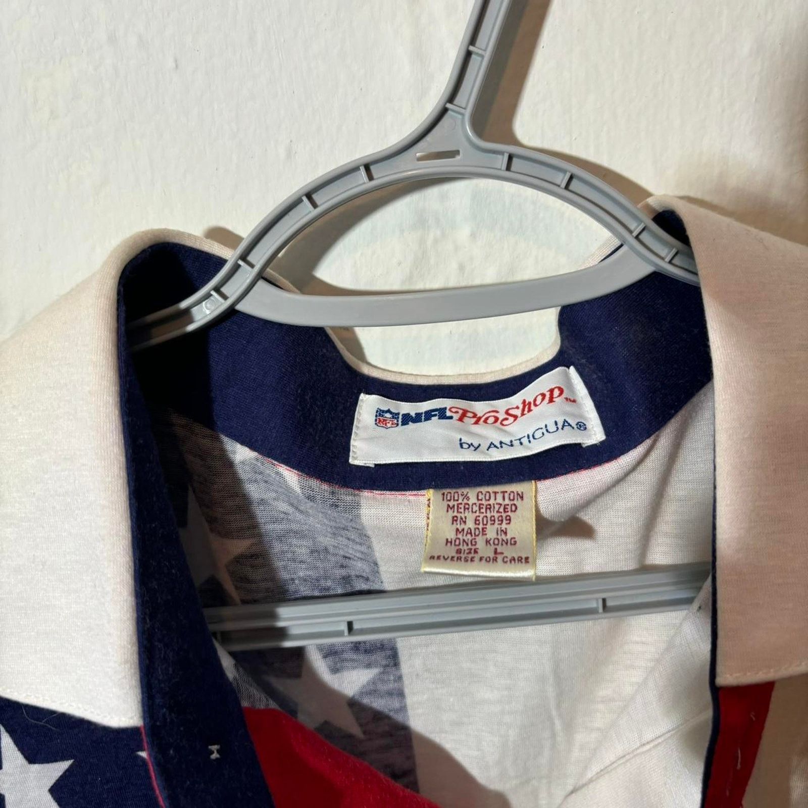 NFL Giants american flag collared tee Size US L / EU 52-54 / 3 - 4 Thumbnail