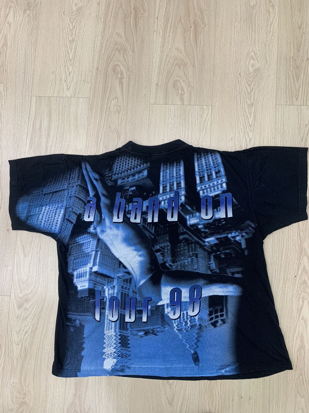 Band Tees × Vintage Vtg AOP DEEP PURPLE TOUR 90s NIRVANA AKIRA GNR METALLICA Size US XL / EU 56 / 4 - 2 Thumbnail