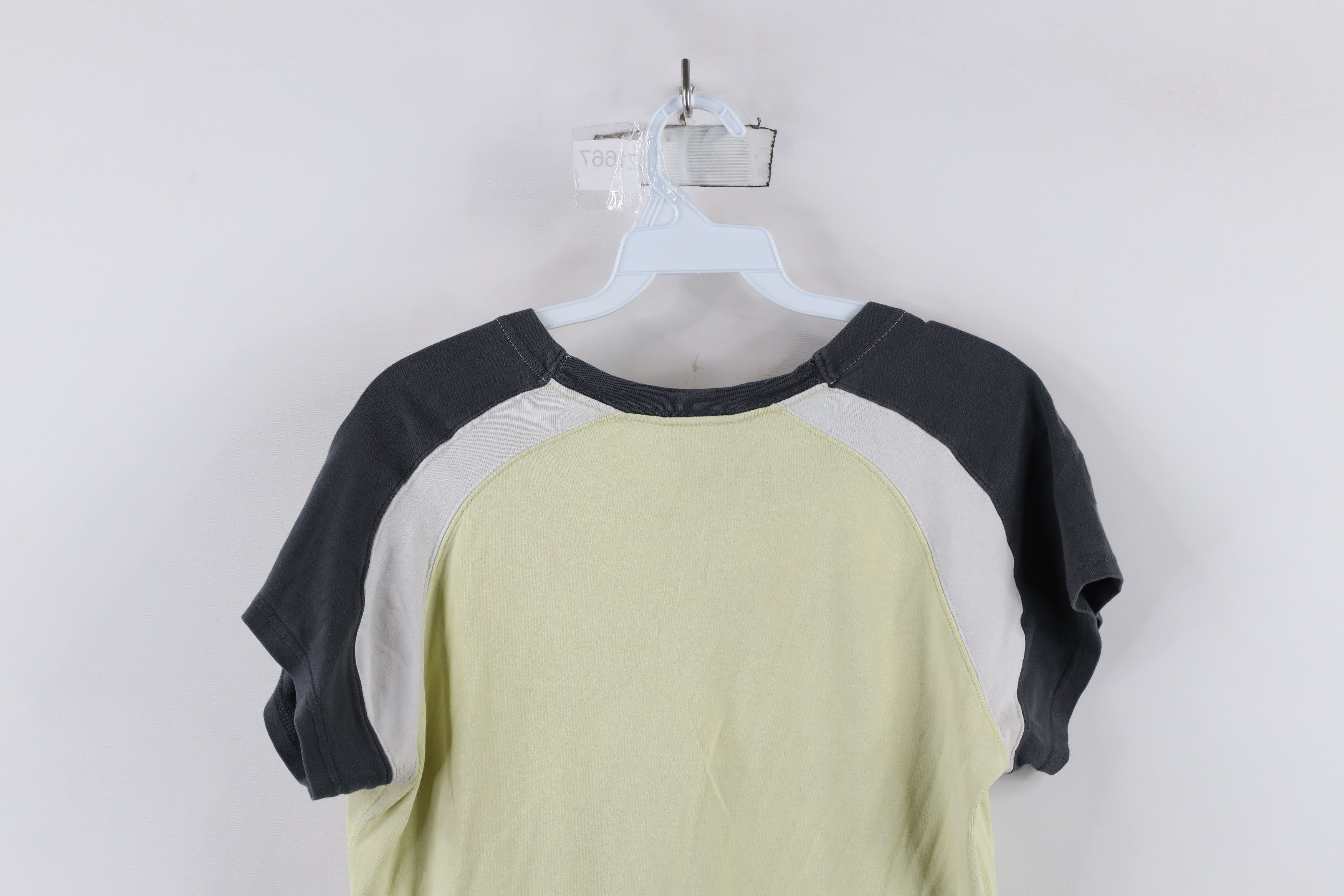 Nike × Vintage Vintage Y2K Nike Travis Scott Big Swoosh Ribbed T-Shirt Size L / US 10 / IT 46 - 13 Thumbnail
