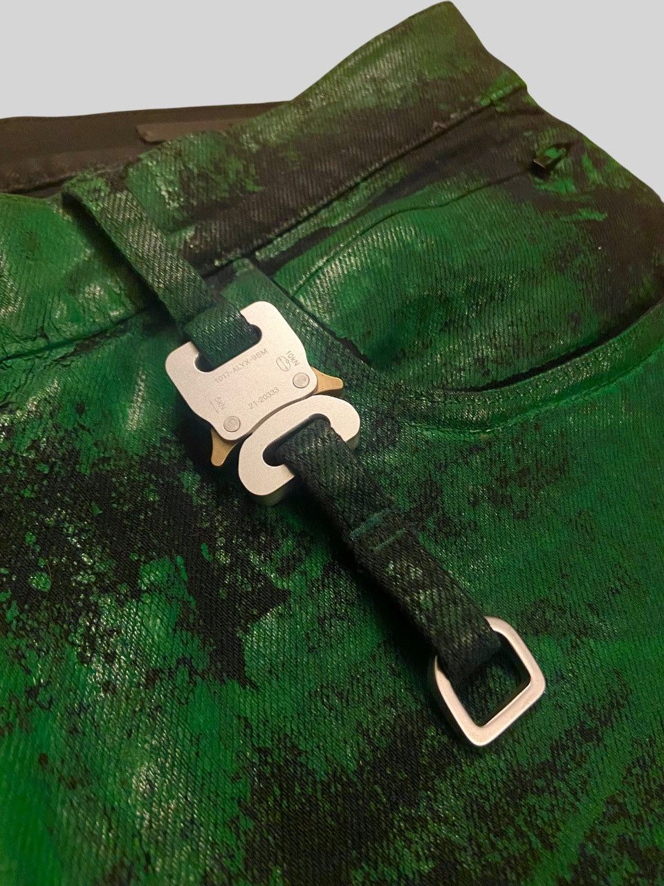 1017 ALYX 9SM 1019 ALYX 9SM Green Painter Denim Size US 32 / EU 48 - 7 Thumbnail