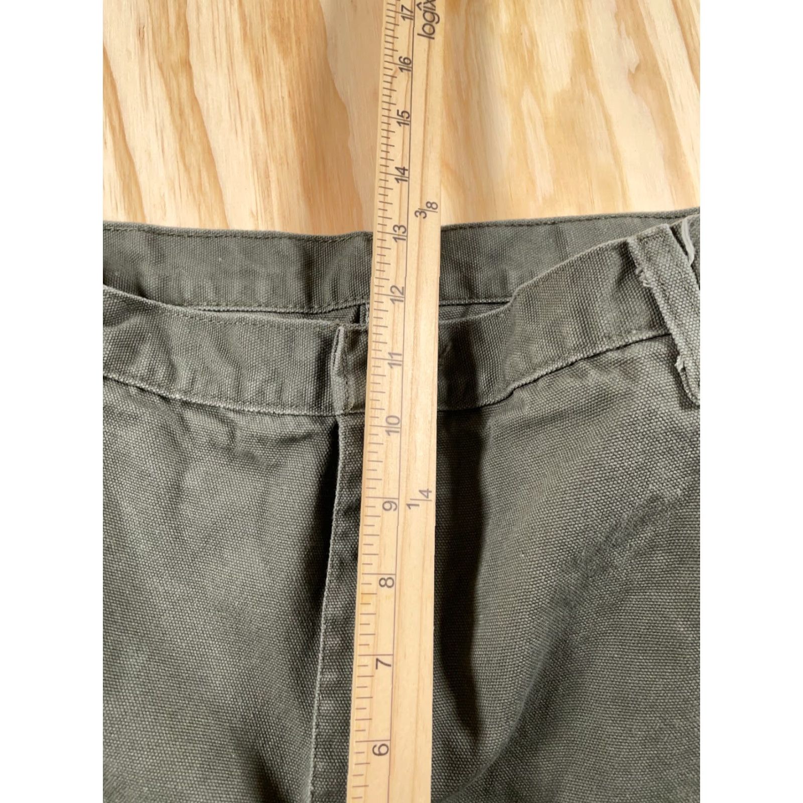 Dickies Dickies Pants Adult 40 x 30 Green Carpenter Canvas Relaxed Fit Workwear Mens Size US 40 / EU 56 - 6 Thumbnail