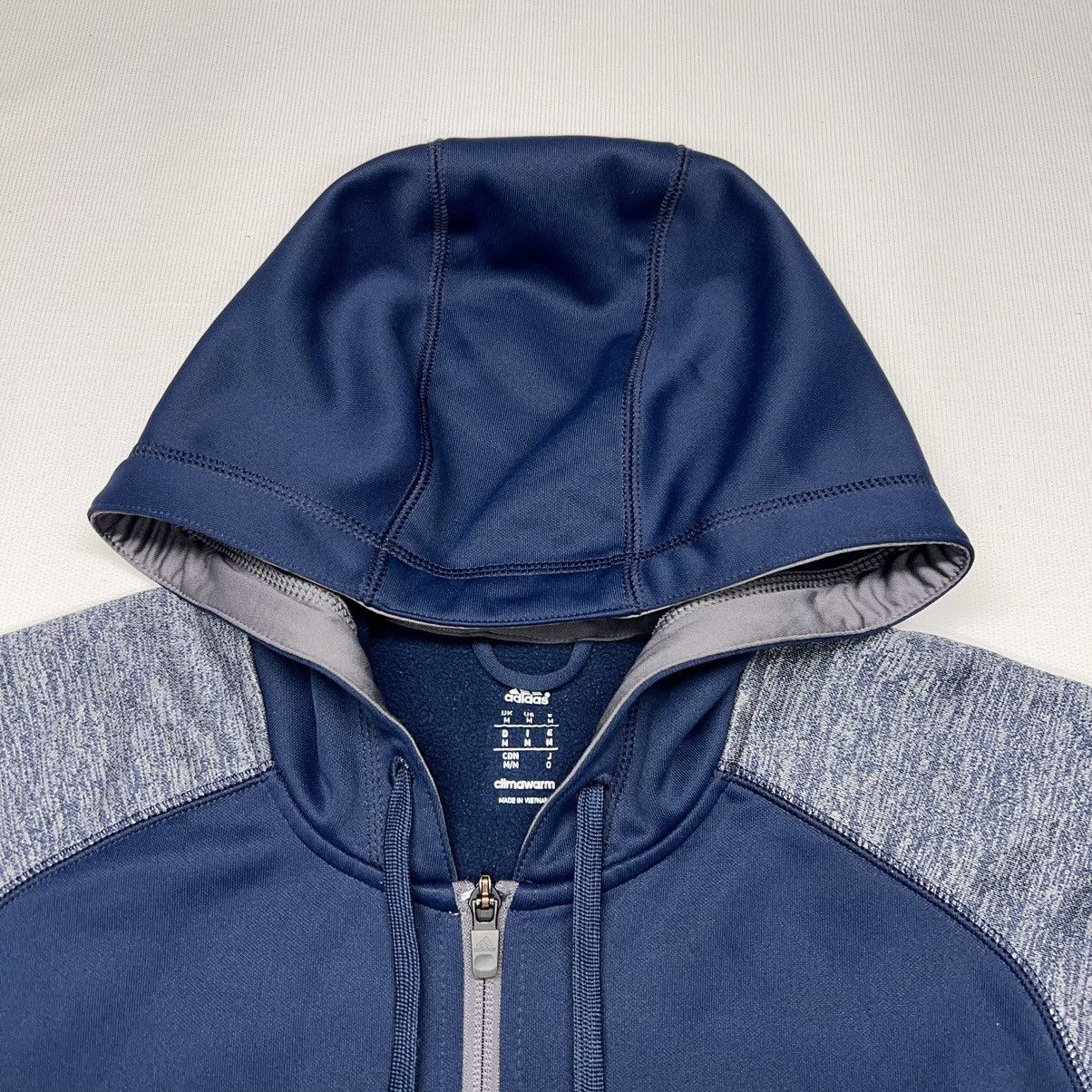 Adidas Adidas Hoodie Blue Climawarm Sweatshirt Full Zip Sweater Size US M / EU 48-50 / 2 - 3 Thumbnail