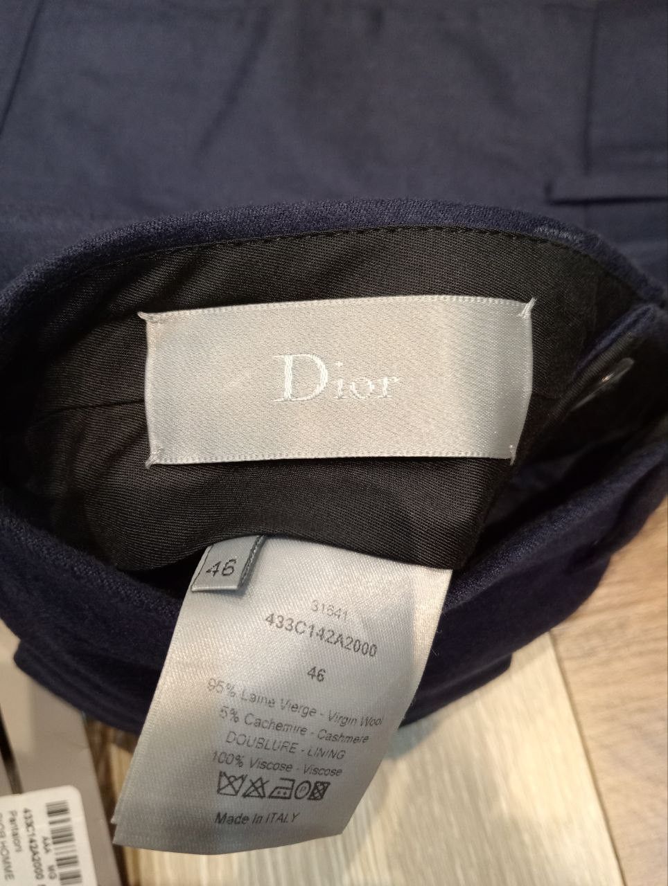 Dior DIOR HOMME PANTALONI SLIM FIT WOOL CARGO PANTS Size US 33 - 8 Thumbnail
