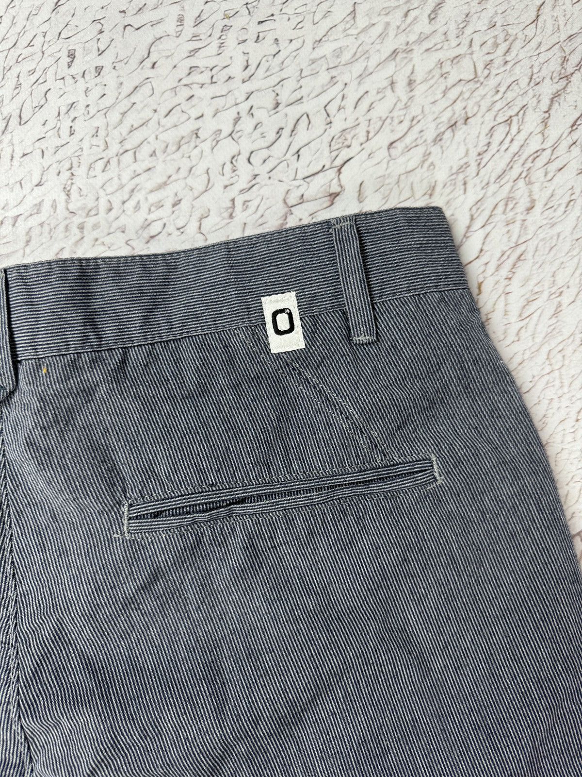 Officina36 Officina 36 cotton striped grey cropped chino pants Size US 30 / EU 46 - 15 Thumbnail