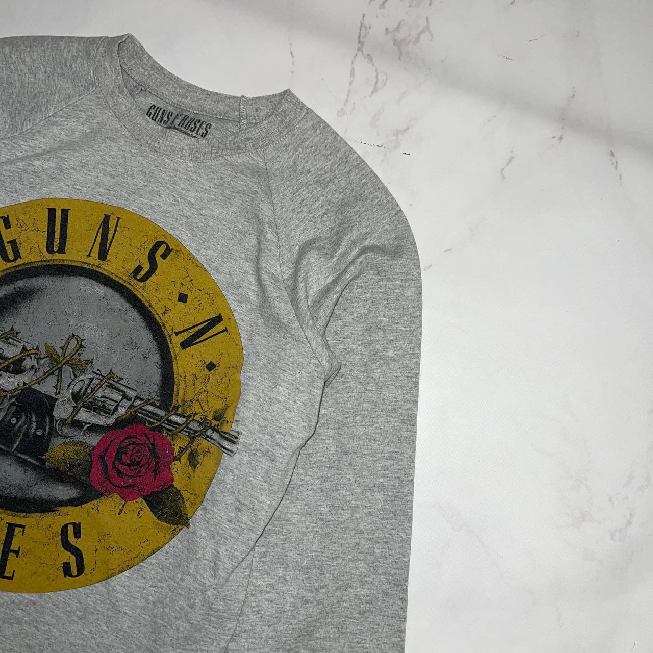Vintage Guns N Roses Graphic Sweatshirt Long Sleeve Grey 2013 Sz M Size US M / EU 48-50 / 2 - 8 Thumbnail