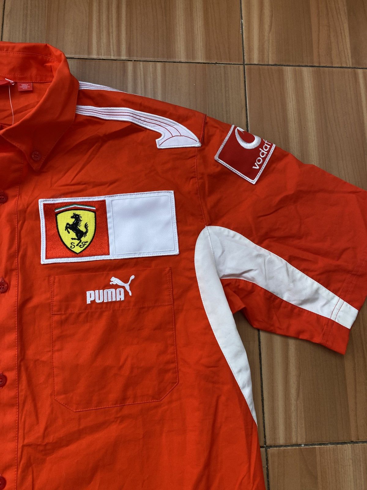 Puma Puma Scuderia Ferrari F1 Team 00s Vintage Mens Shirt Size US M / EU 48-50 / 2 - 4 Thumbnail