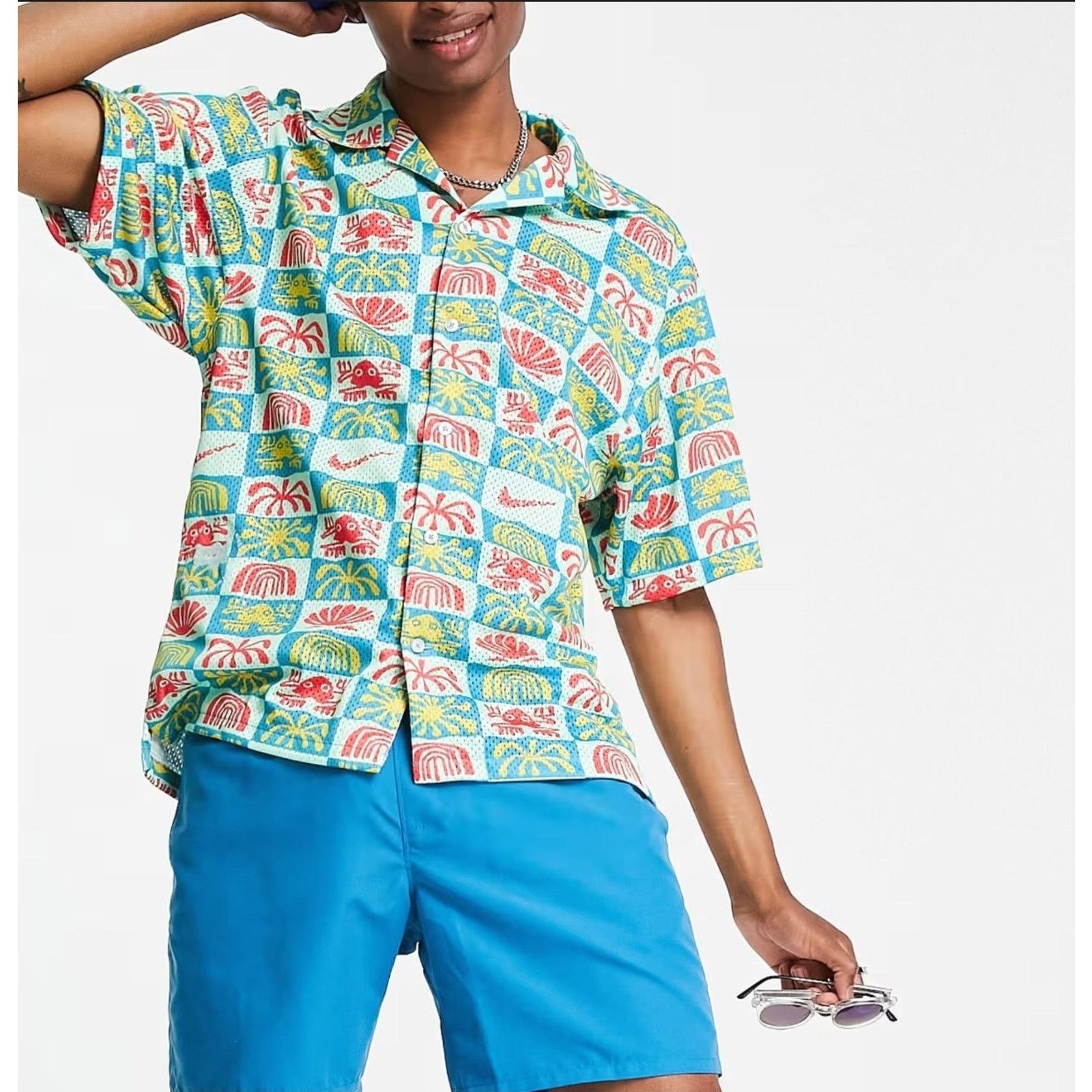 Nike NWT Nike Dri-Fit Men's Spring Break AOPth Button-Up XS Size US XS / EU 42 / 0 - 5 Thumbnail