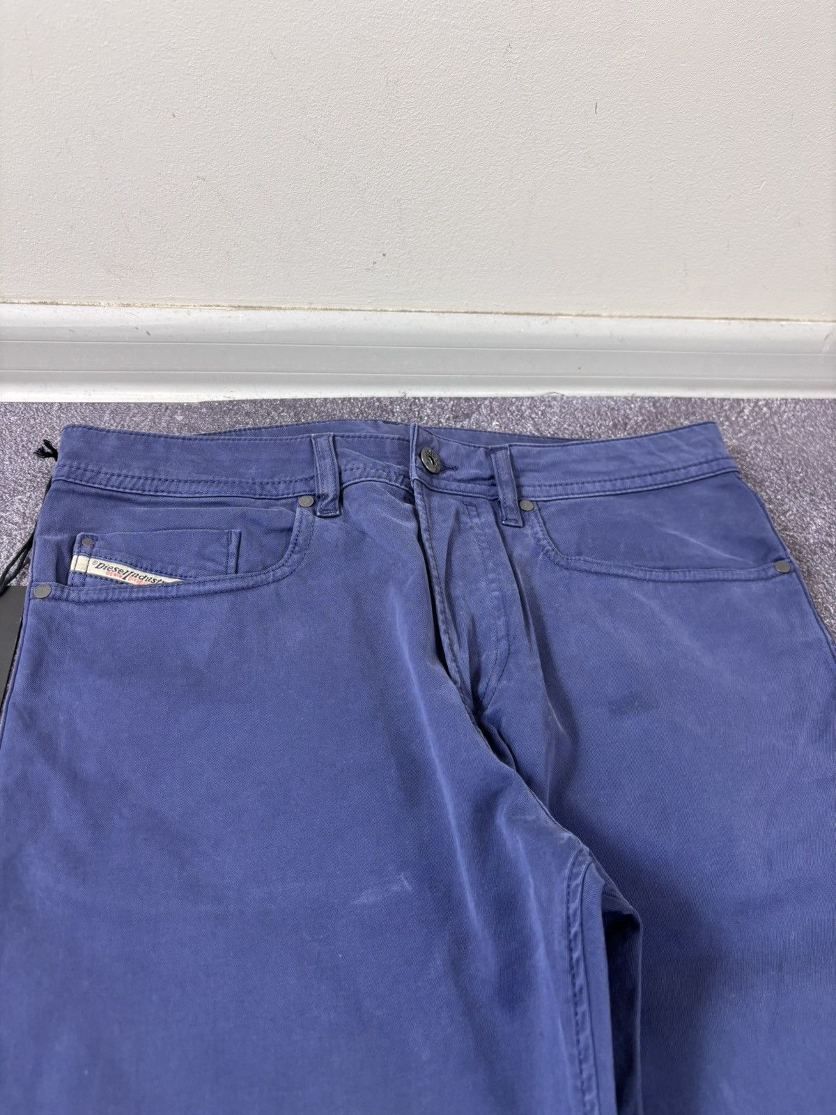 Diesel Diesel Buster NWT Men’s Navy Blue Straight Fit Pants Jeans Size US 29 - 8 Thumbnail