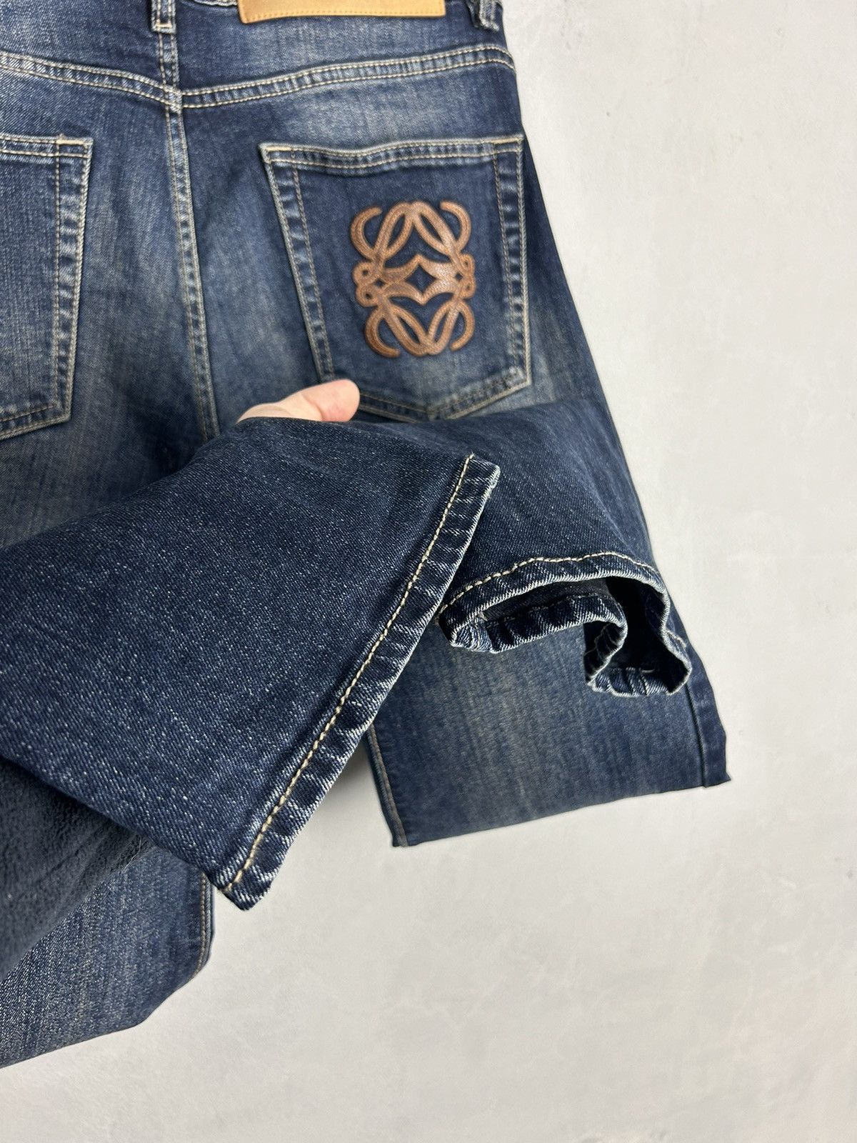 Loewe LOEWE Anagram Denim Jeans Made in Italy W34 Luxury Designer Size US 34 / EU 50 - 5 Thumbnail