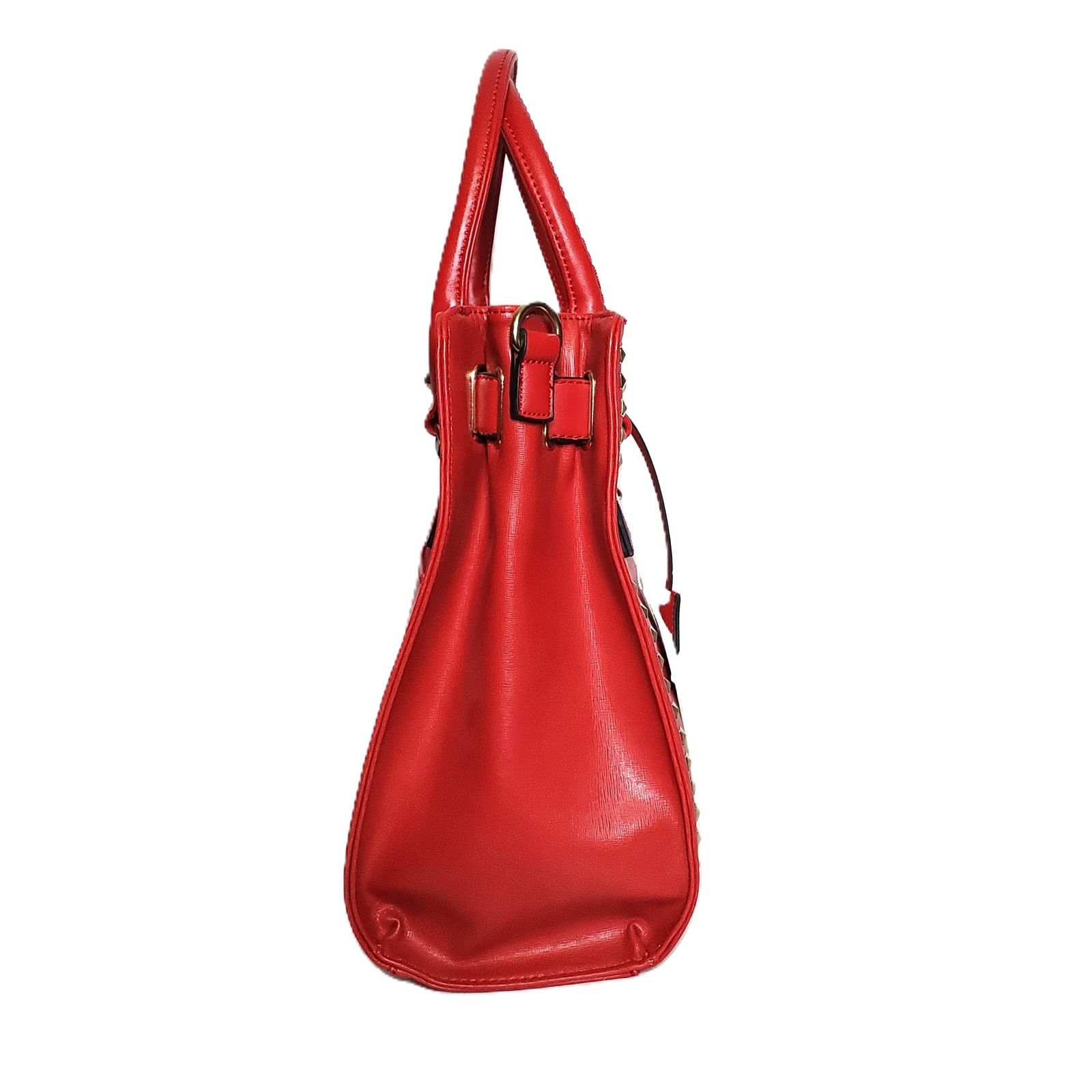 Designer Ruby Blue Couture Jenna Vegan Leather Tote Bag Size ONE SIZE - 4 Thumbnail