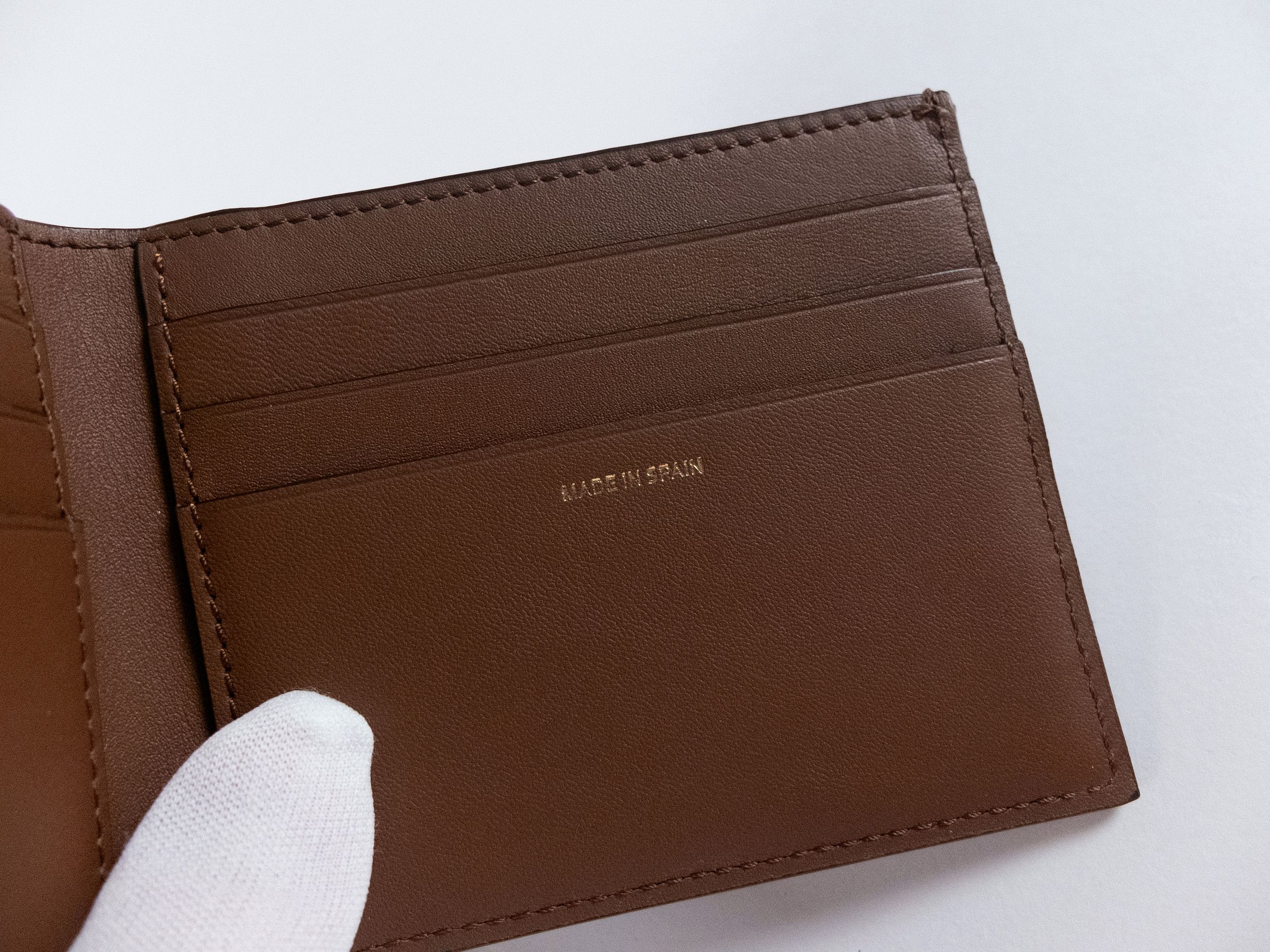 Paul Smith PAUL SMITH mainline tan brown woven front leather wallet Size ONE SIZE - 6 Thumbnail