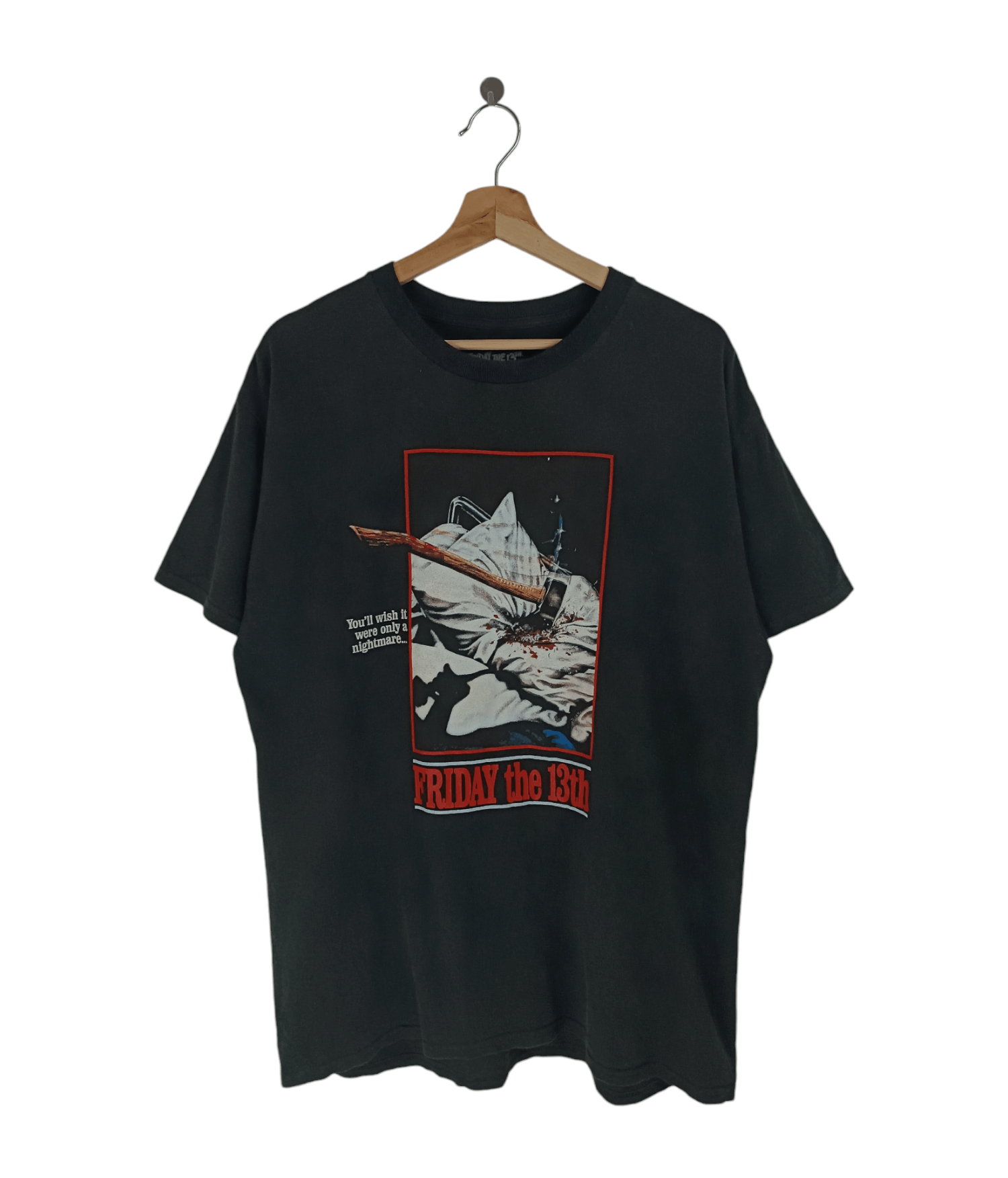 Vintage VINTAGE FRIDAY THE 12TH MOVIE HORROR KRUEGER SCARY TEE Size US L / EU 52-54 / 3 - 1 Thumbnail