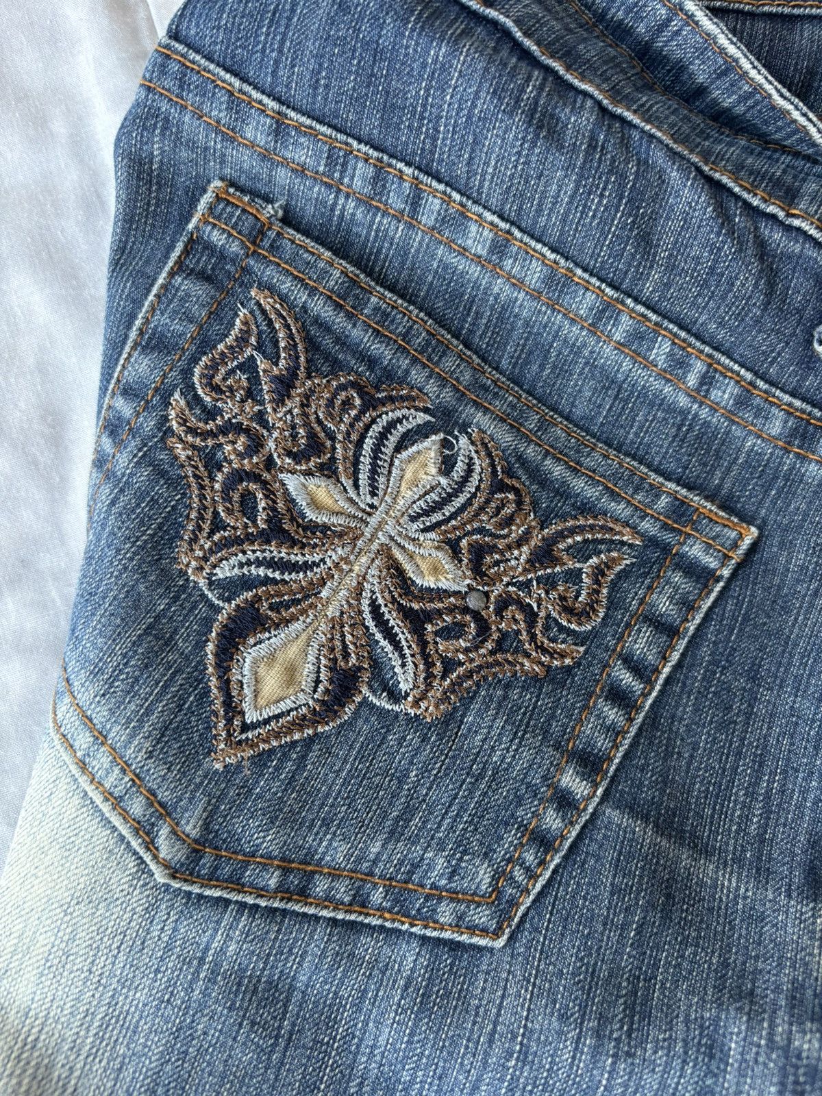 Kapital 💥HAPHAZARD FLARE JEANS BOOTCUT DENIM JAPANESE STYLE Size US 32 / EU 48 - 9 Thumbnail