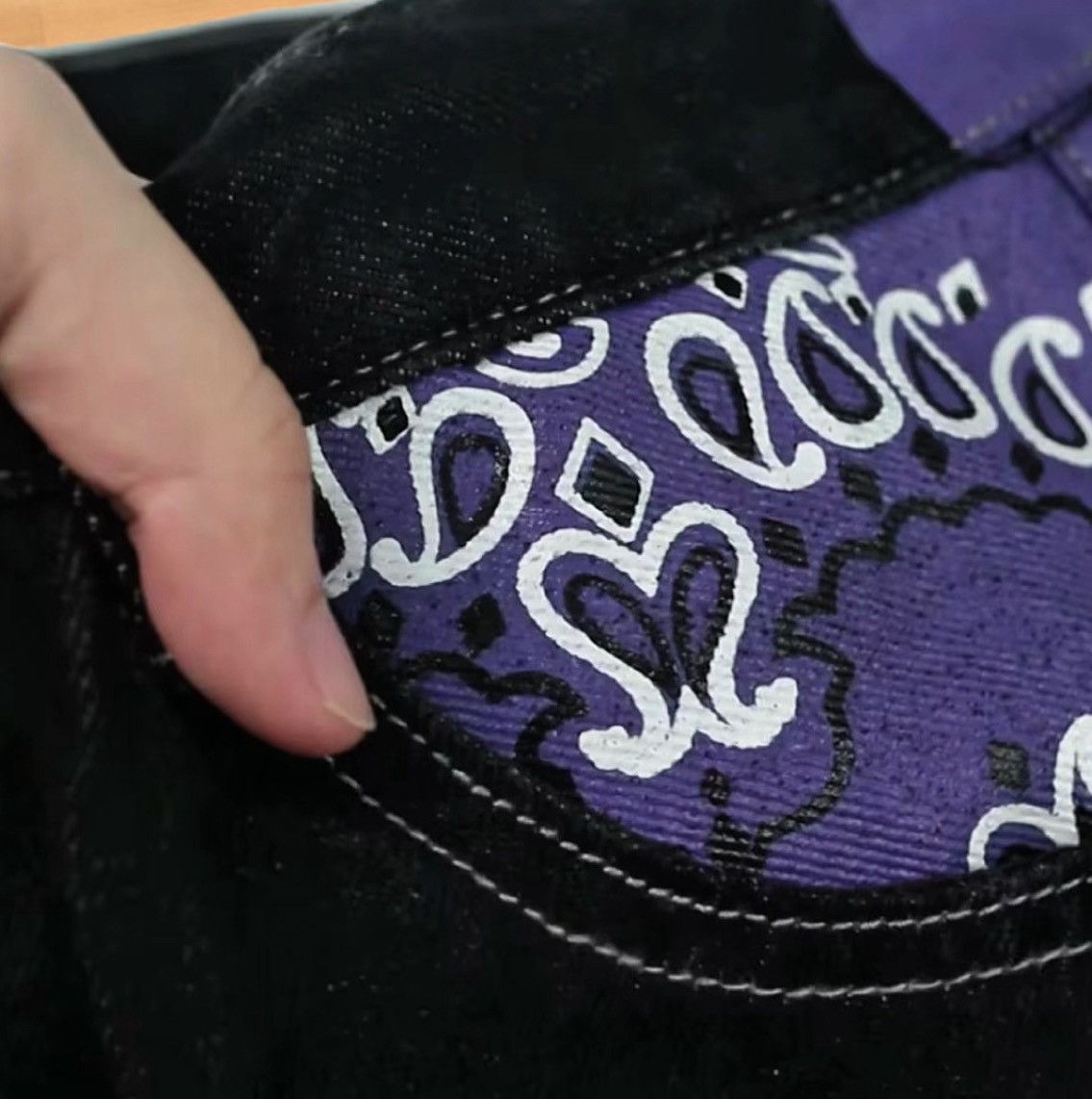 Other Black and purple OEM denims Size US 30 / EU 46 - 3 Thumbnail