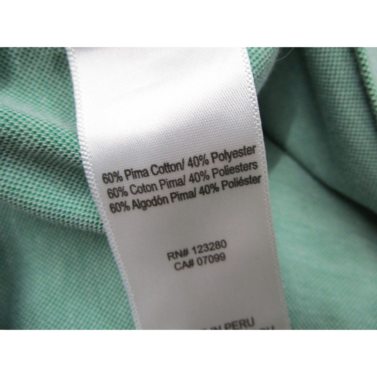 TravisMathew Travis Mathew Shirt Medium Green Pima Blend Polo Texas Las Colinas Golf Mens Size US M / EU 48-50 / 2 - 5 Thumbnail