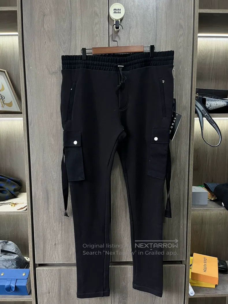 Amiri Amiri Size XL Black Pocket Sweatpants Size US 27 - 1 Thumbnail
