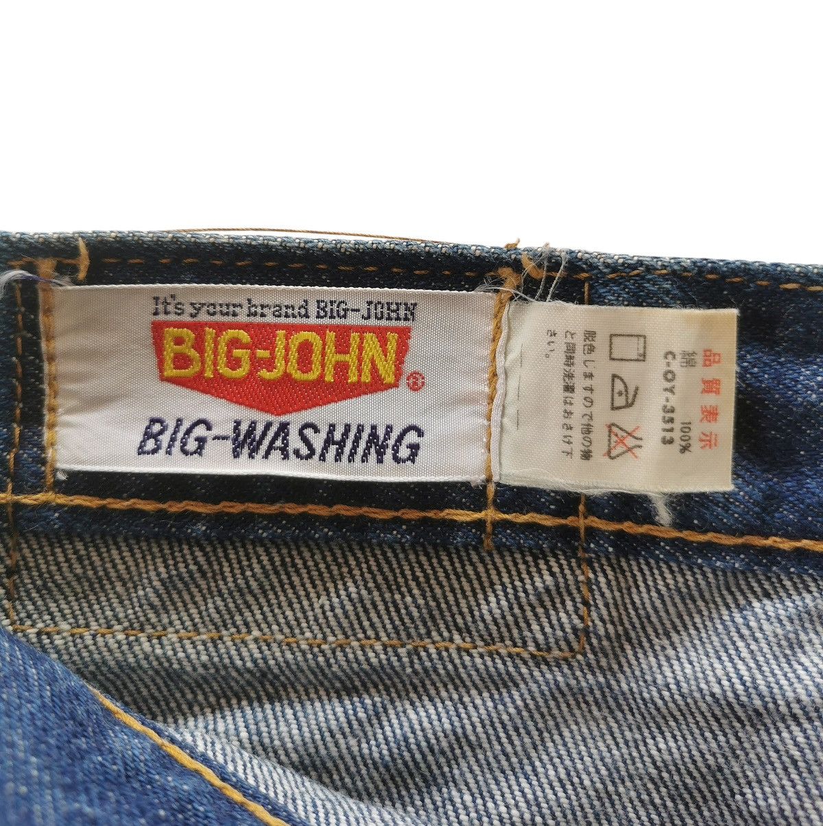 Big John Vintage Bell Bottom Jeans Size US 26 / EU 42 - 11 Thumbnail