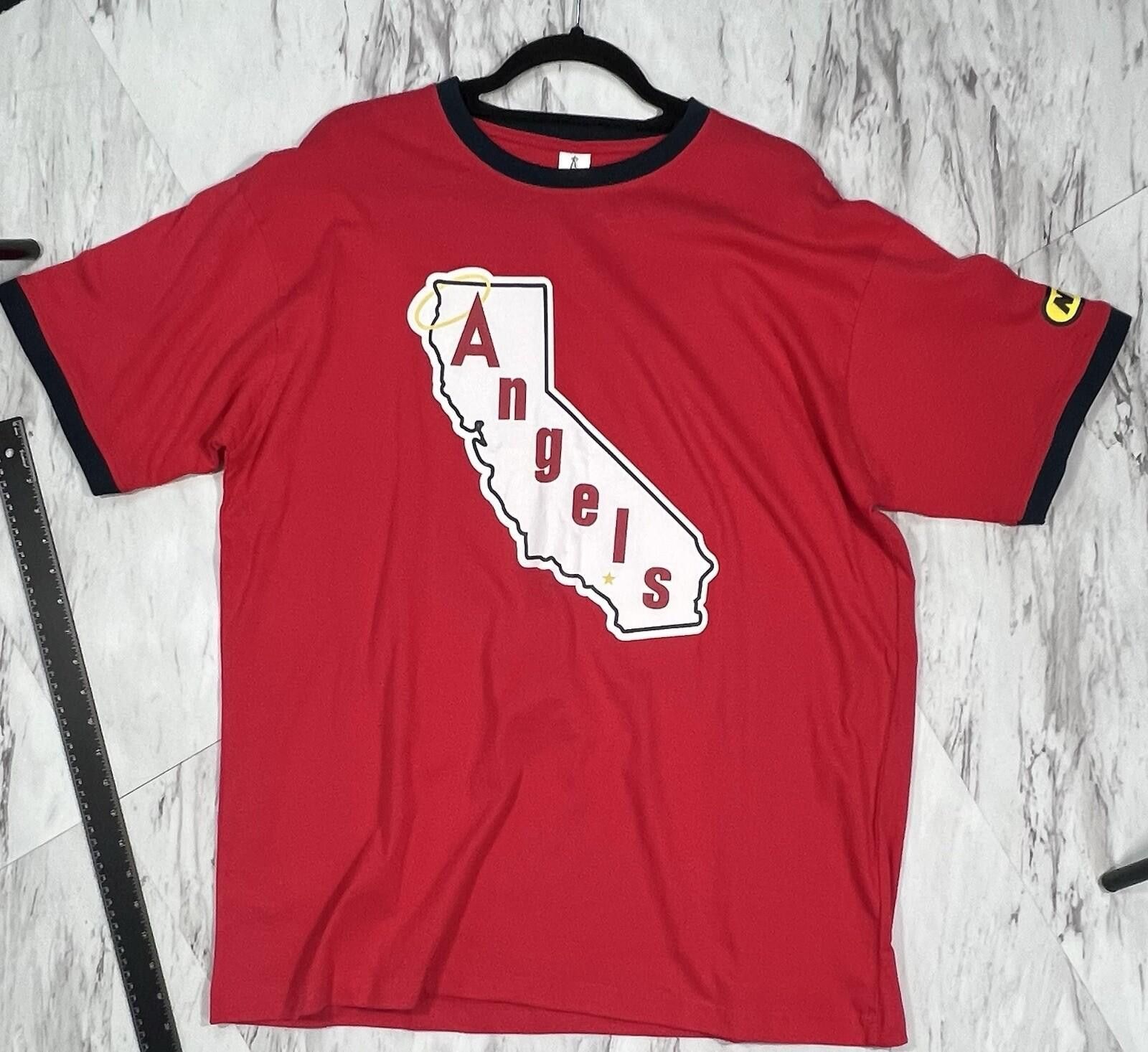 RAGEBLUE Shohei Ohtani Los Angeles Angels California Ringer Red #8 Size US XL / EU 56 / 4 - 1 Thumbnail