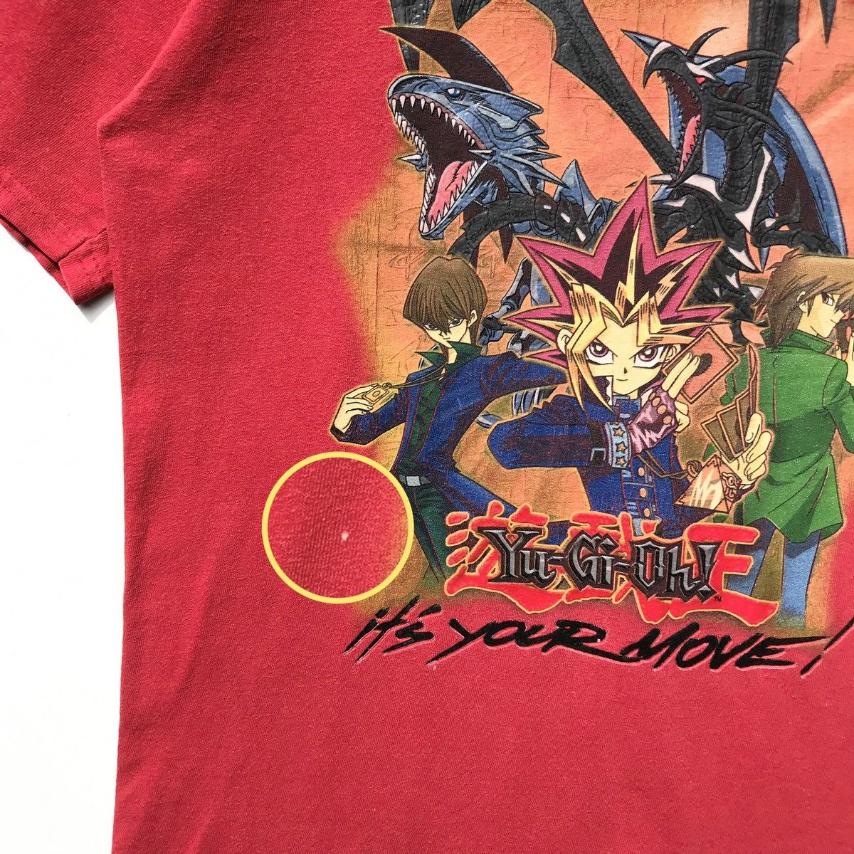 Anime Y2K Vintage Yu-Gi-Oh! Manga Series Shirt SunFaded Size US M / EU 48-50 / 2 - 13 Thumbnail