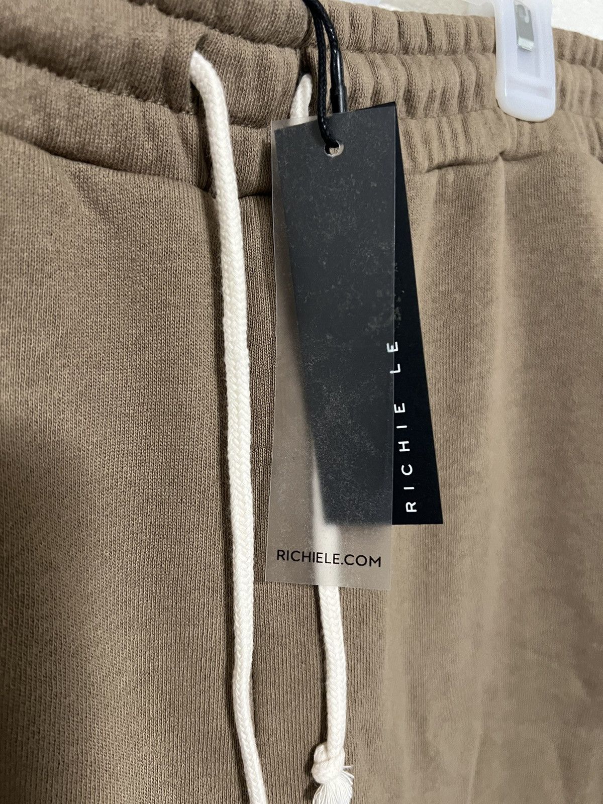 Richie Le Collection Richie Lee Draped Sweatpants - Sand Size US 36 / EU 52 - 3 Thumbnail